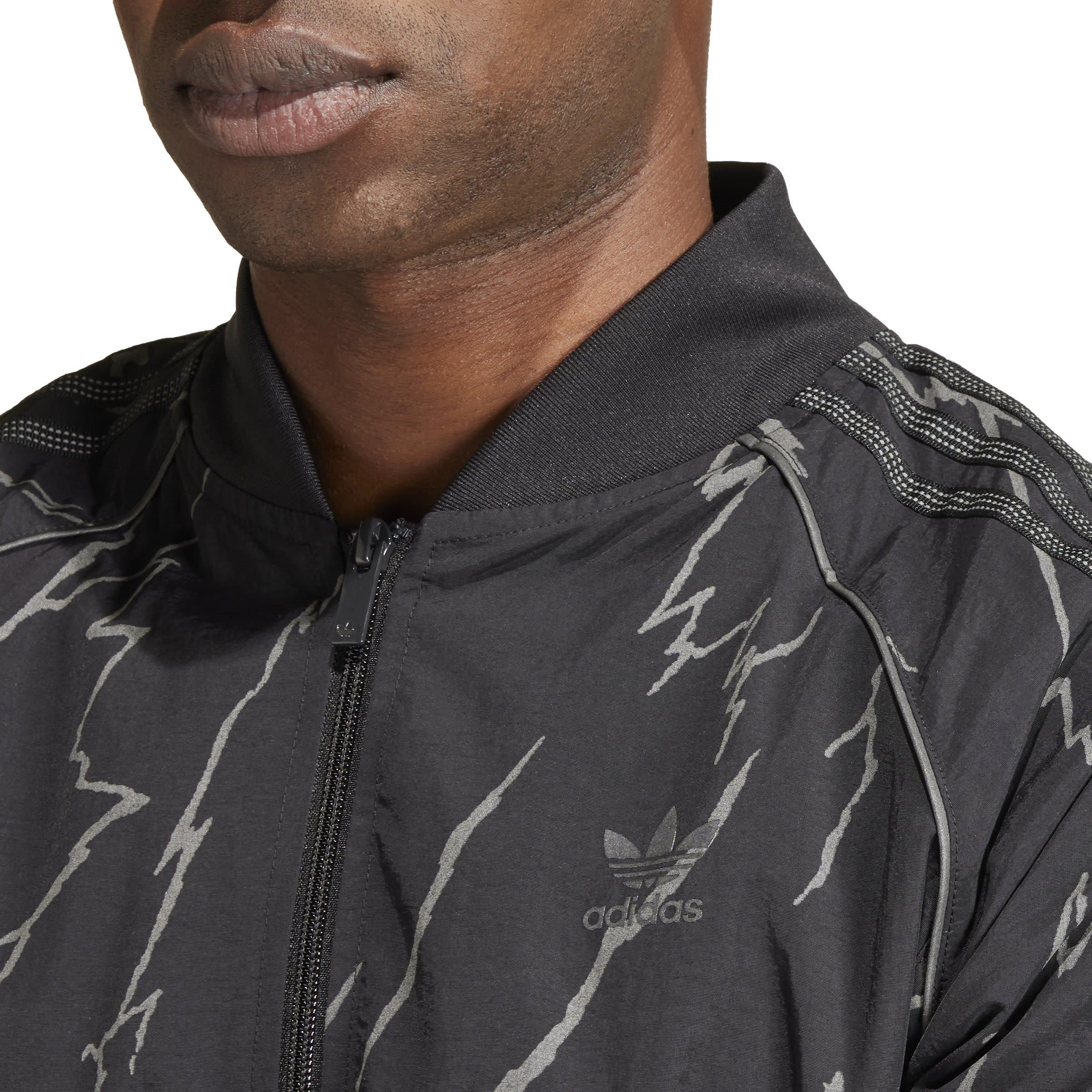 Preto - adidas Originals - All Over Print Tracksuit Top - 5