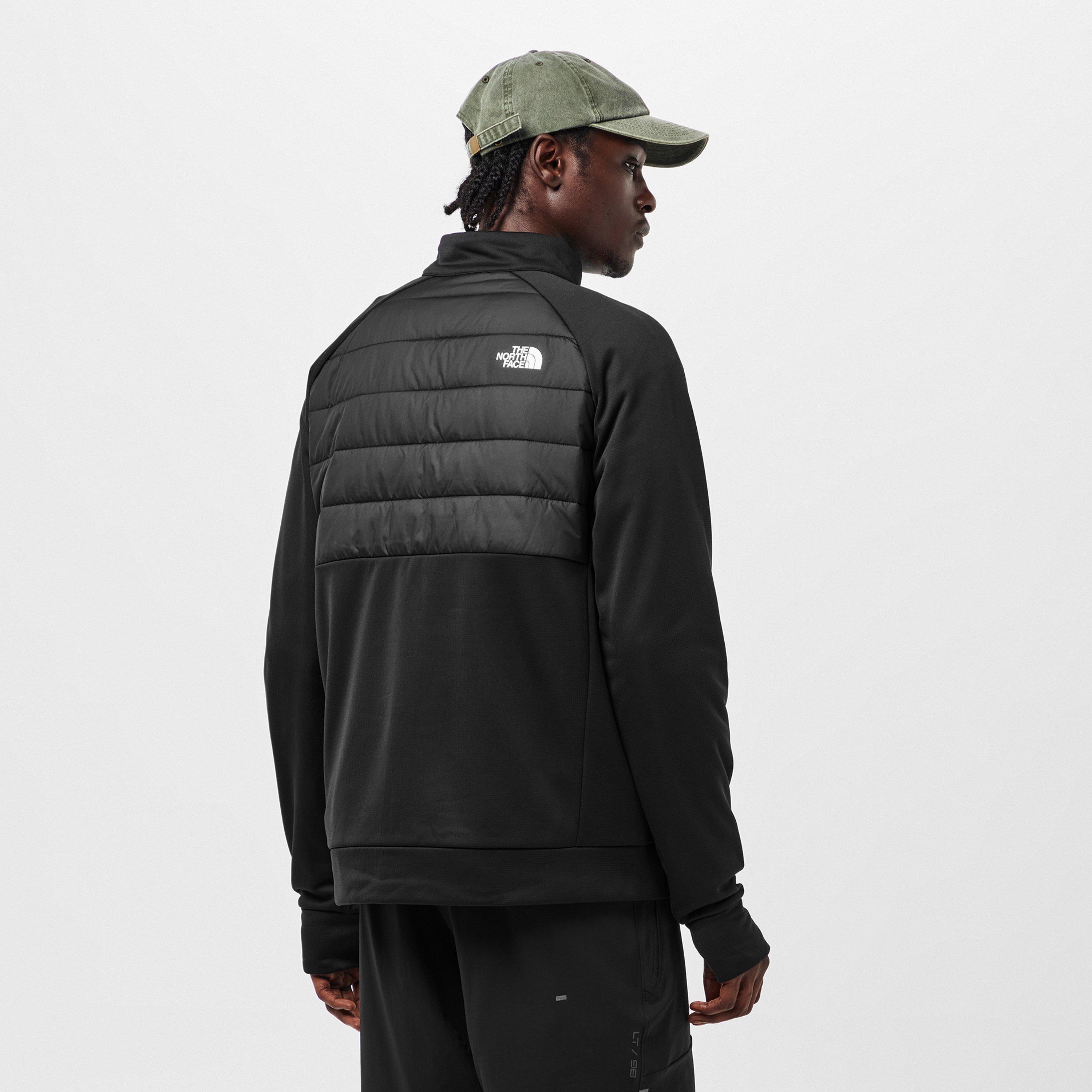 TNF Black - The North Face - Reaxion Hybrid Full-Zip Fleece - 4