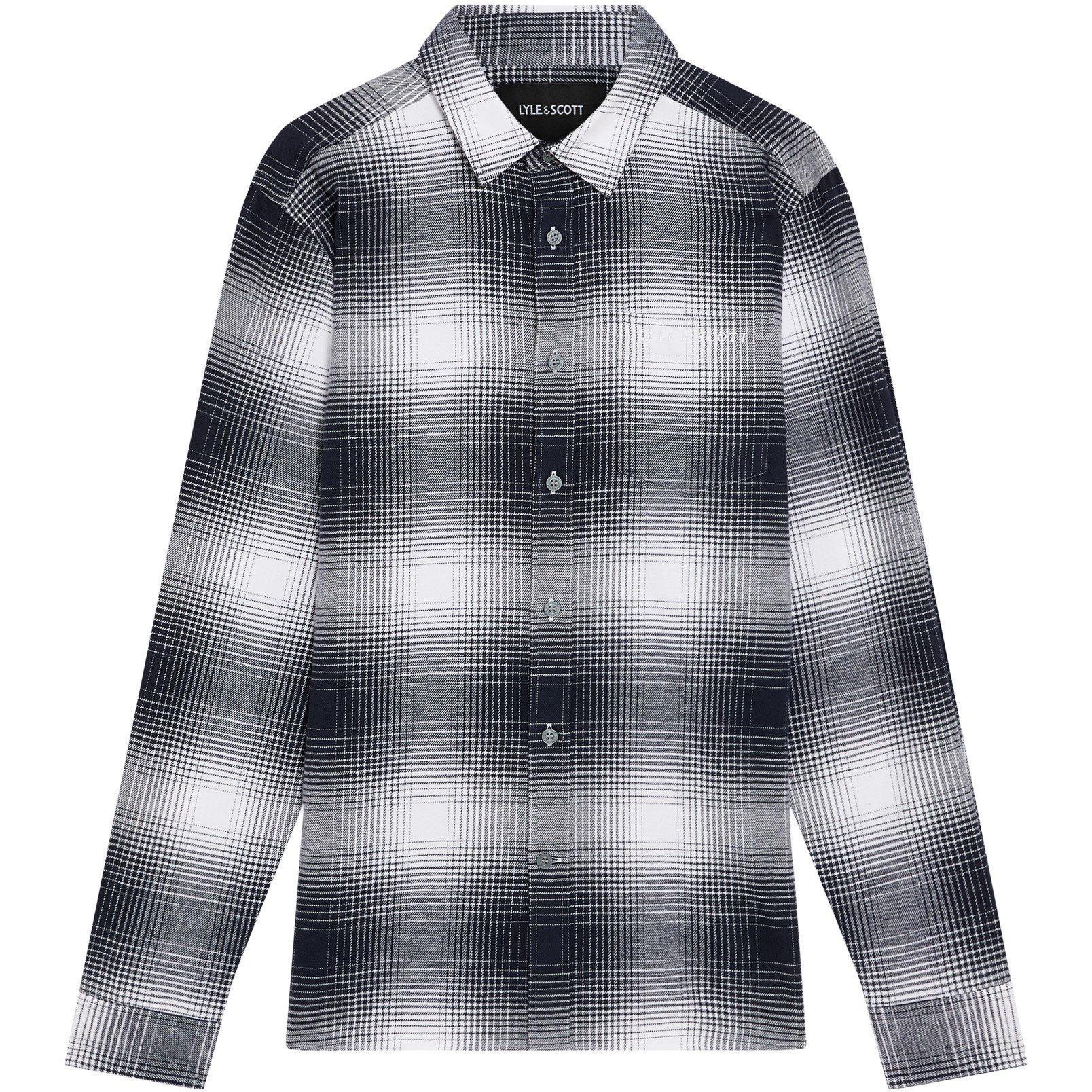 Nacht Himmel/Weiß - Lyle and Scott - Flannel Shirt Sn99 - 2