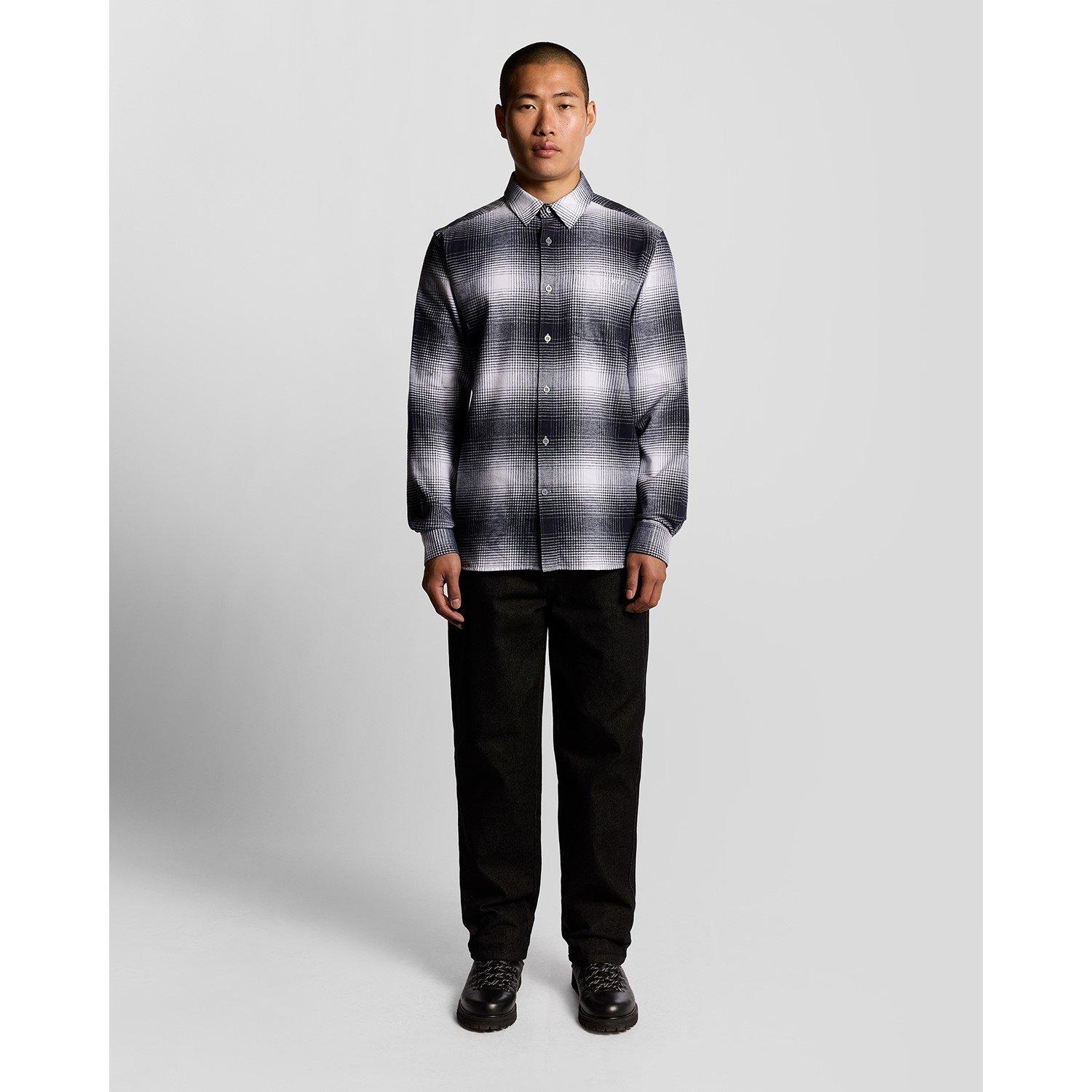 Nacht Himmel/Weiß - Lyle and Scott - Flannel Shirt Sn99 - 5