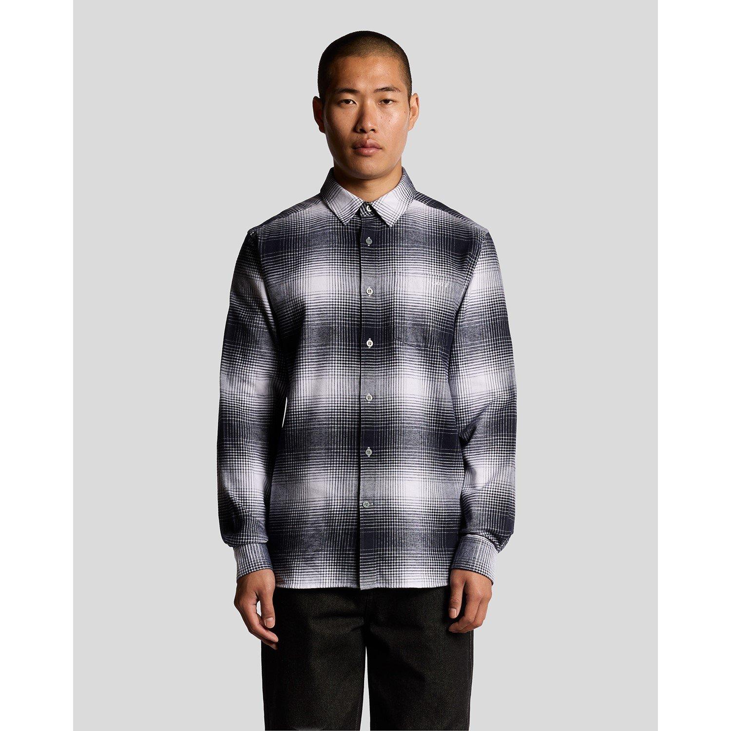 Nacht Himmel/Weiß - Lyle and Scott - Flannel Shirt Sn99 - 6