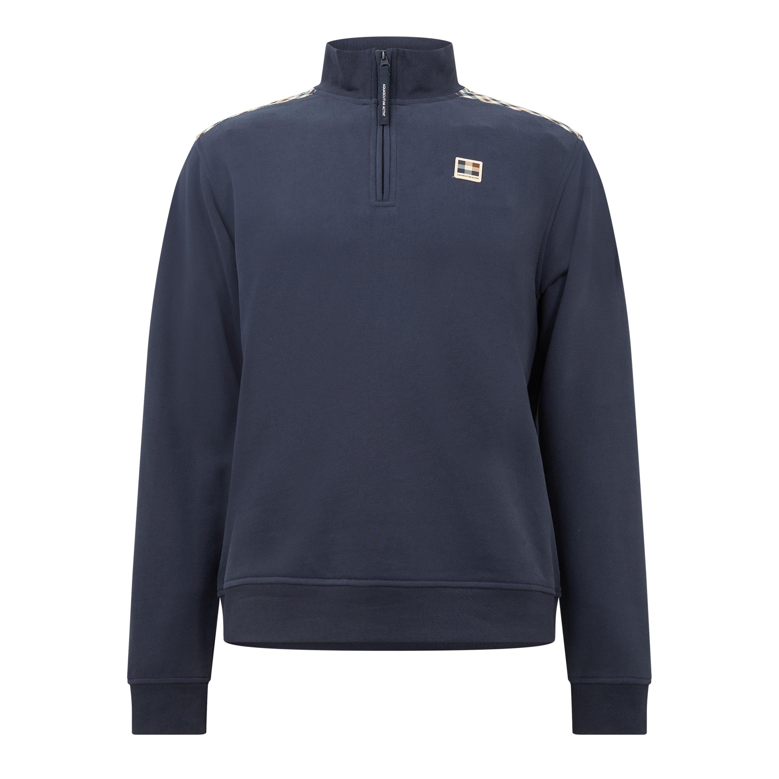Navy 11 - Aquascutum - AquAct 1/4 Zip Flc Sn64 - 1