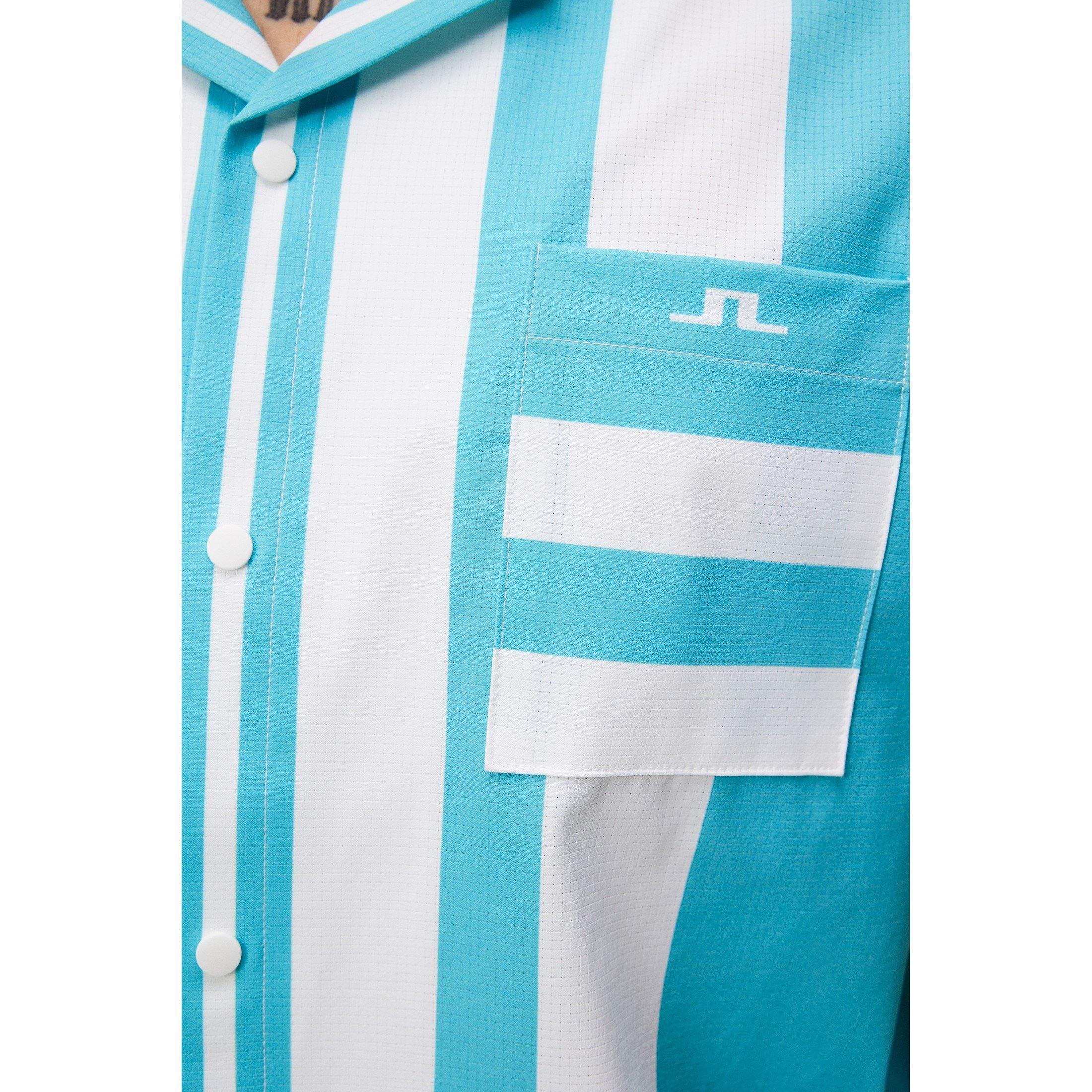 Blue Curacao - J Lindeberg Golf - Will Short-Sleeve Plain Shirt - 6