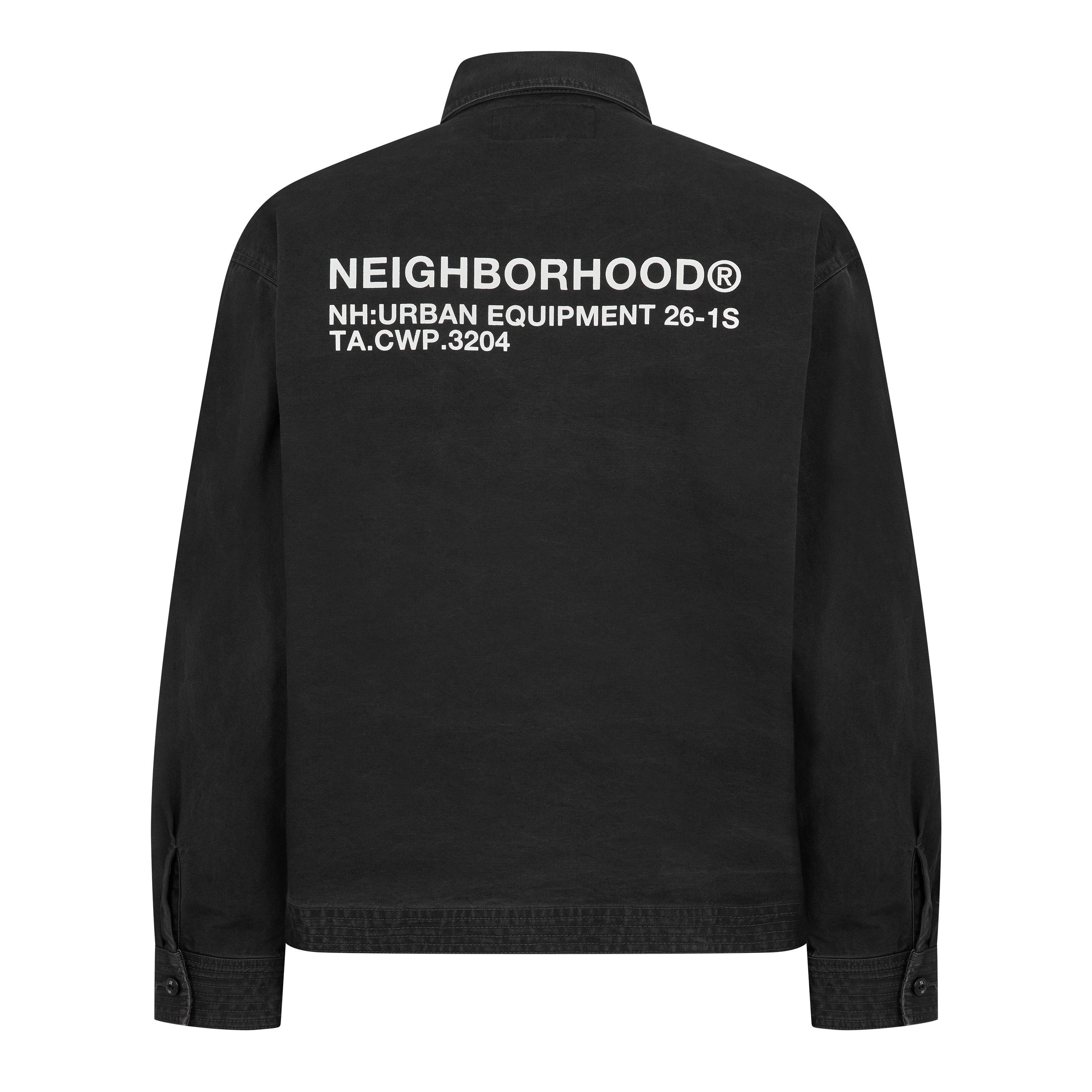 Black - Neighborhood - Men's Long Sleeve Plain Shirt - 2