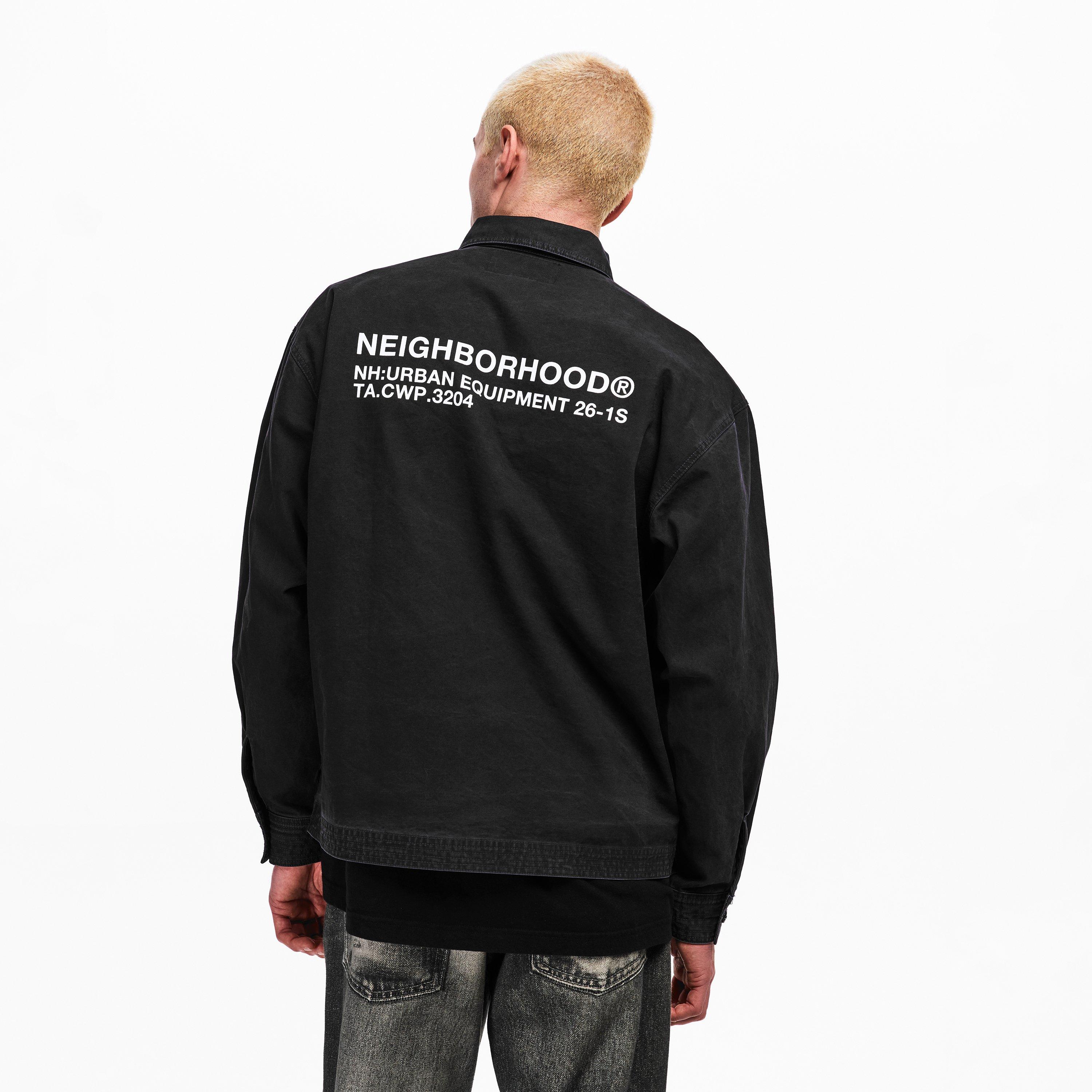 Black - Neighborhood - Men's Long Sleeve Plain Shirt - 4