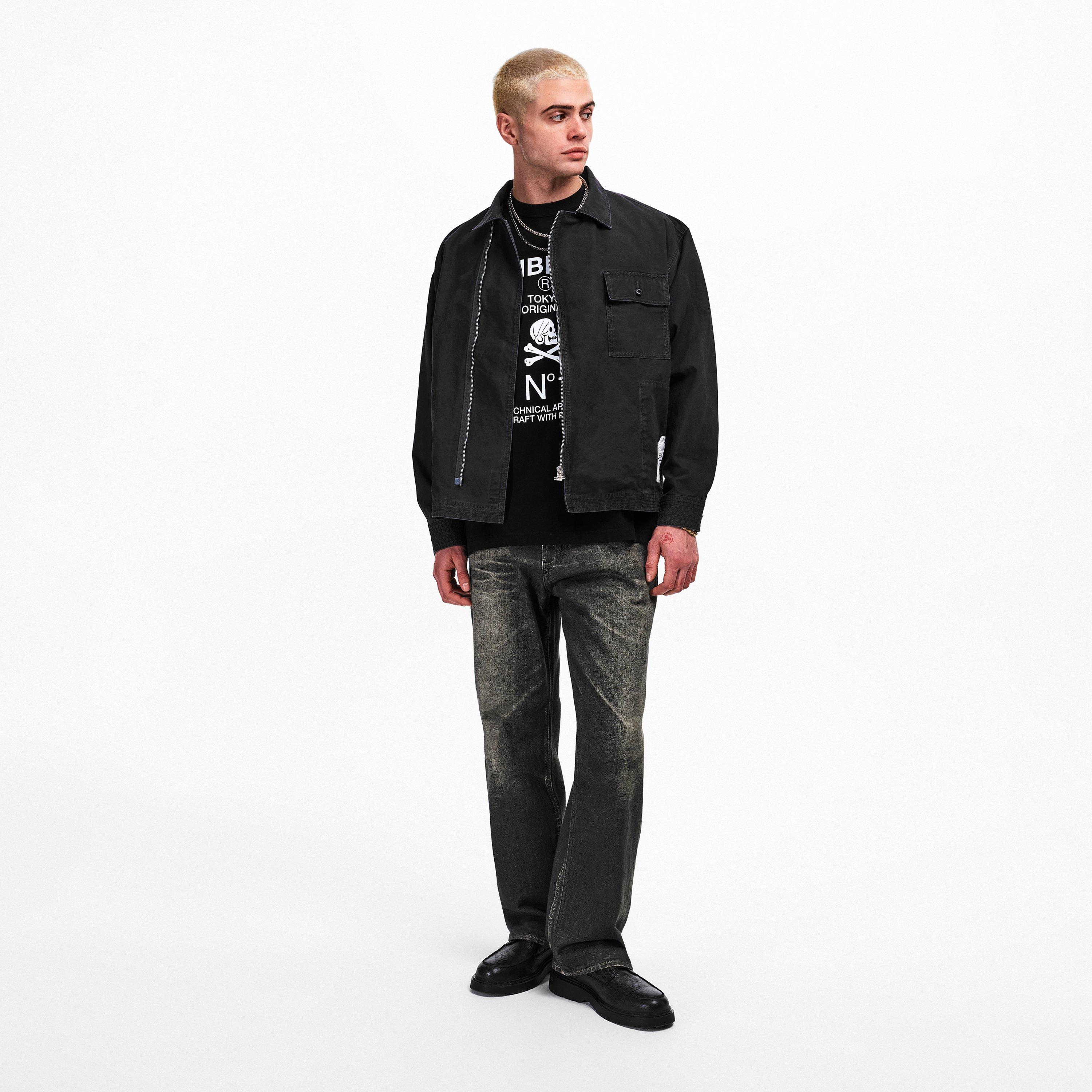 Black - Neighborhood - Men's Long Sleeve Plain Shirt - 6
