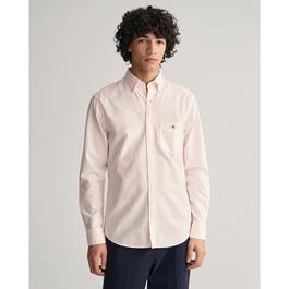 Gant Regular Fit Banker Stripe Classic Oxford Shirt