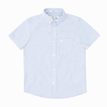 Jack Wills JW Short Sleeve Oxford Shirt Juniors