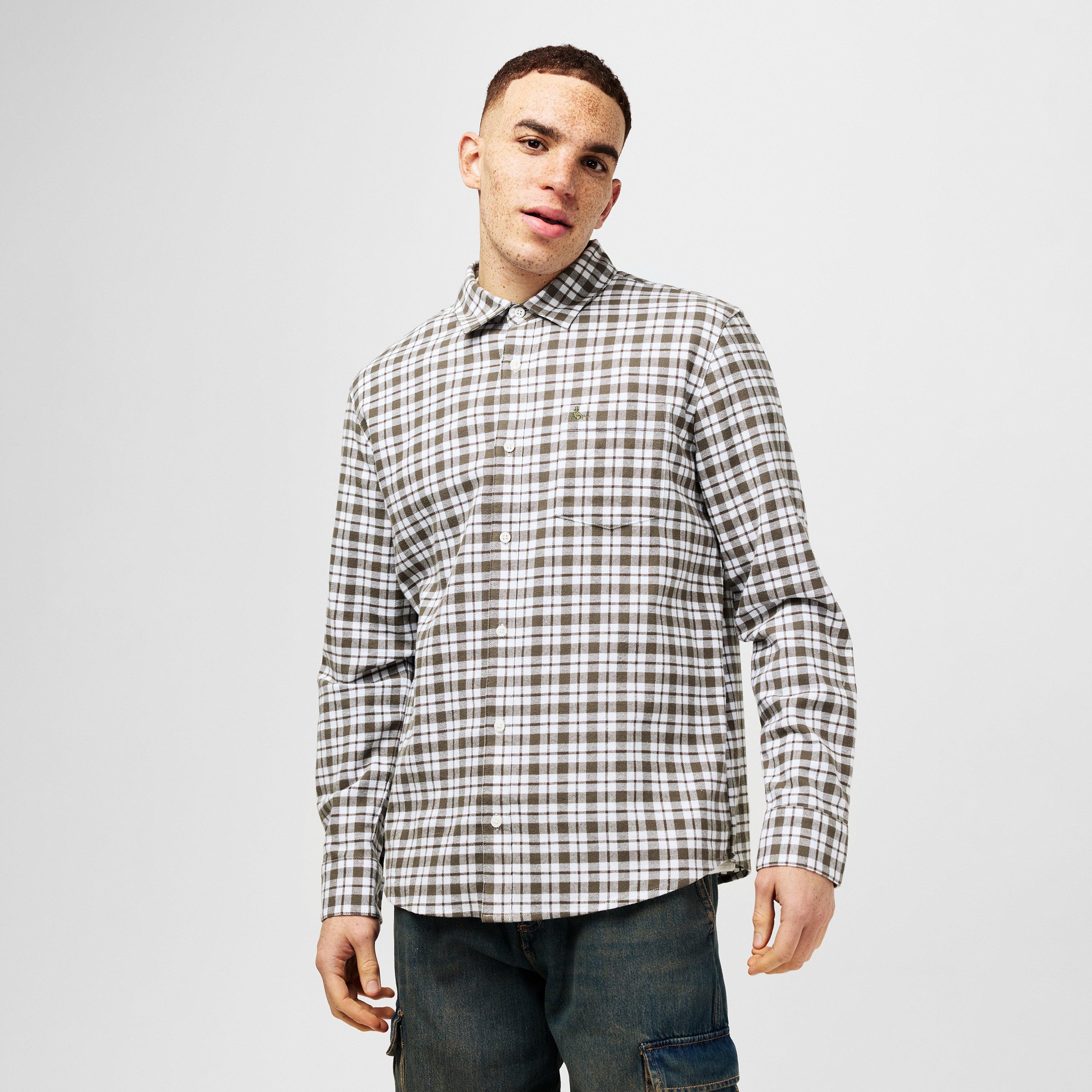 Smokey Olive - Jack Wills - Long-Sleeve Plain Shirt - 3