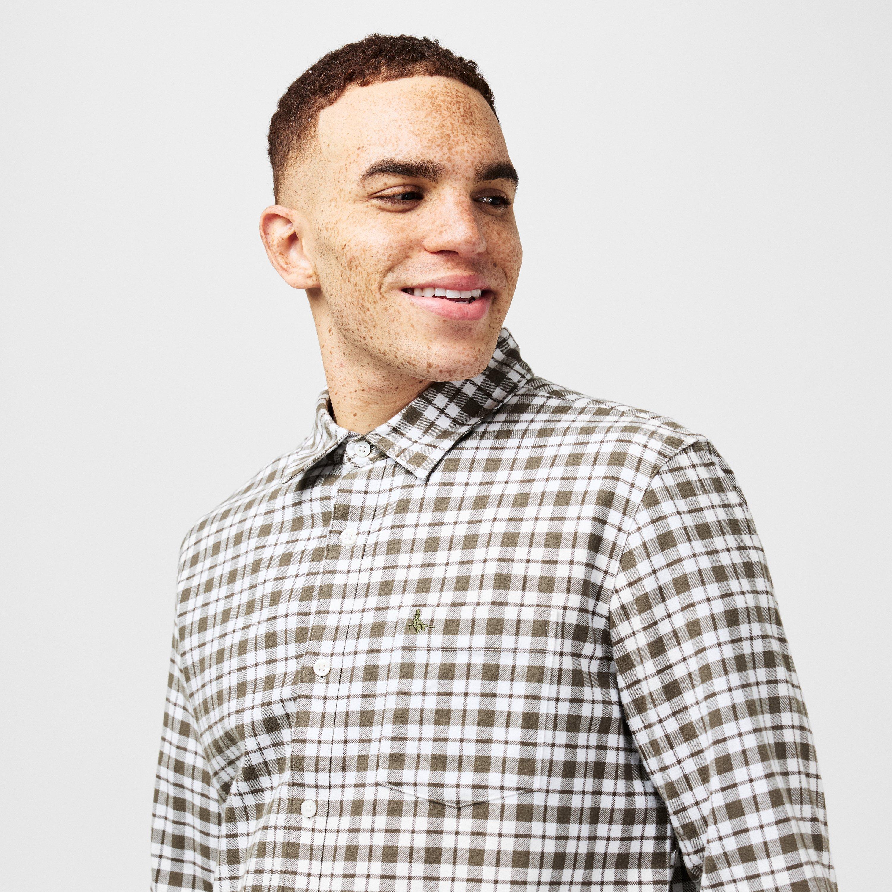 Smokey Olive - Jack Wills - Long-Sleeve Plain Shirt - 5