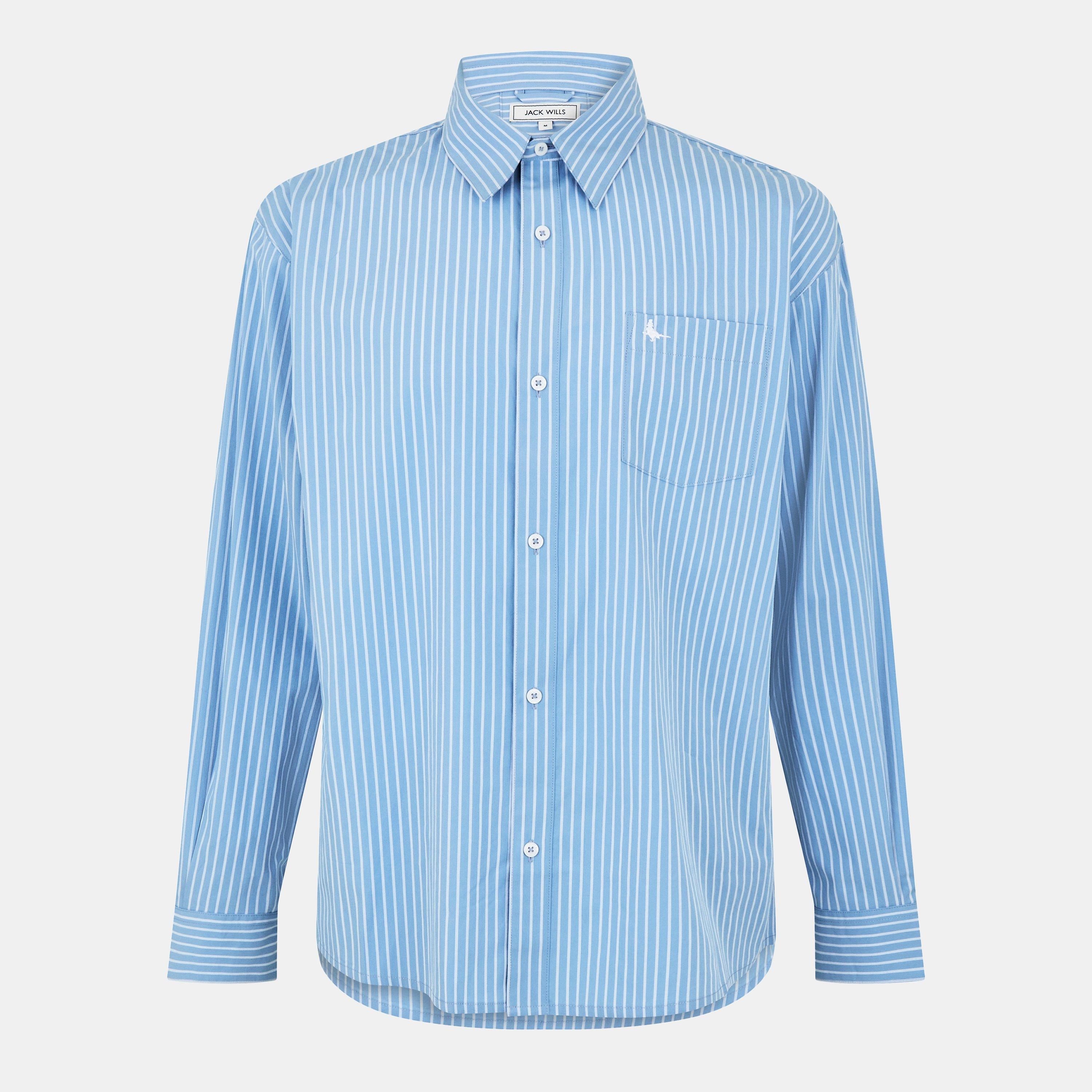 Himmelblau - Jack Wills - Men's JW Long-Sleeve Plain Shirt - 1