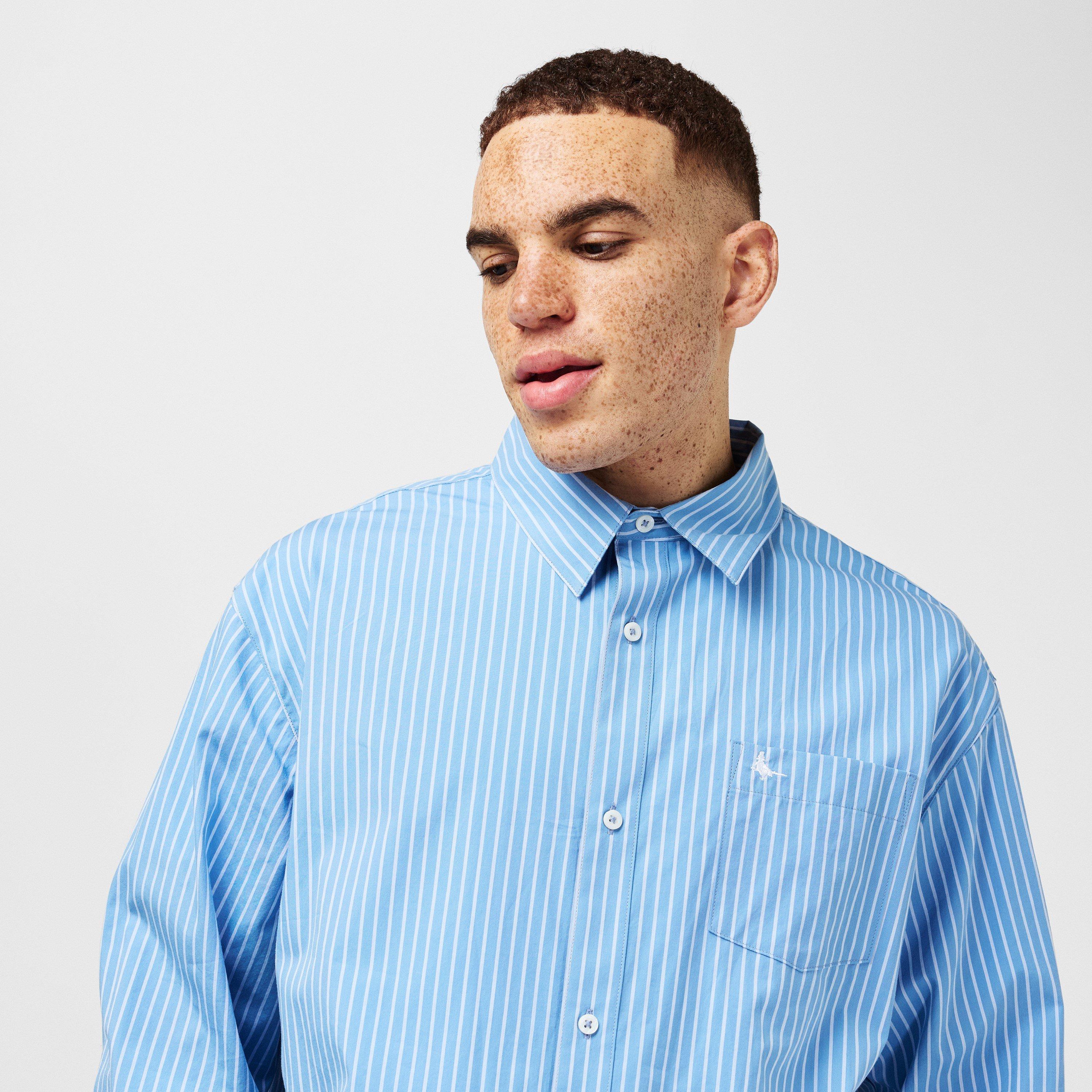 Azul Cielo - Jack Wills - JW Long-Sleeve Plain Shirt - 3