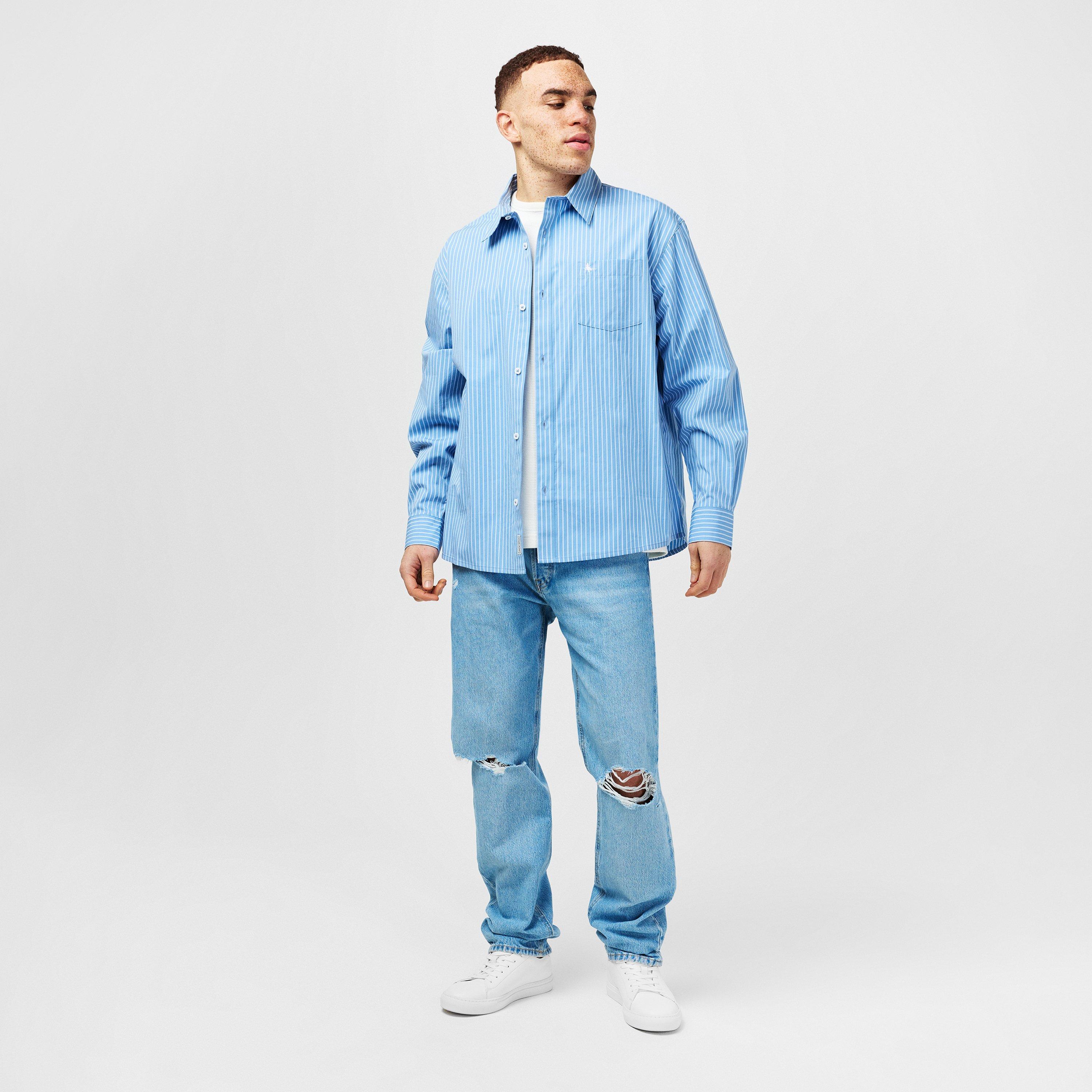 Azul Cielo - Jack Wills - JW Long-Sleeve Plain Shirt - 4