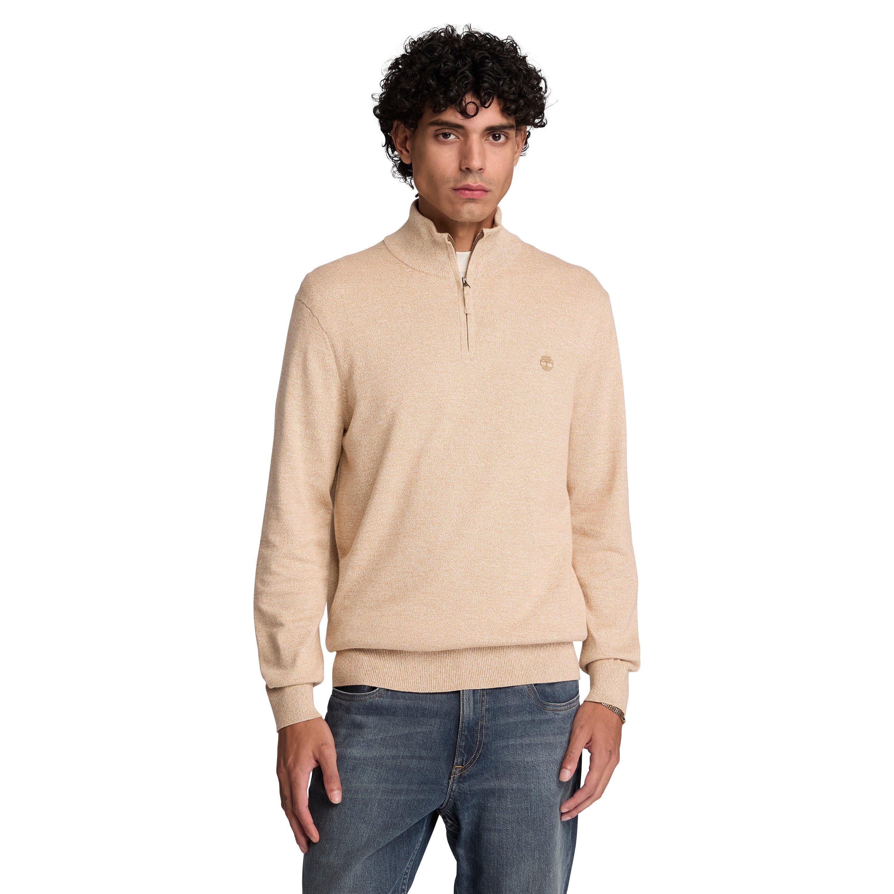 Oatmeal - Timberland - Williams 1/4 Zip Mens - 3