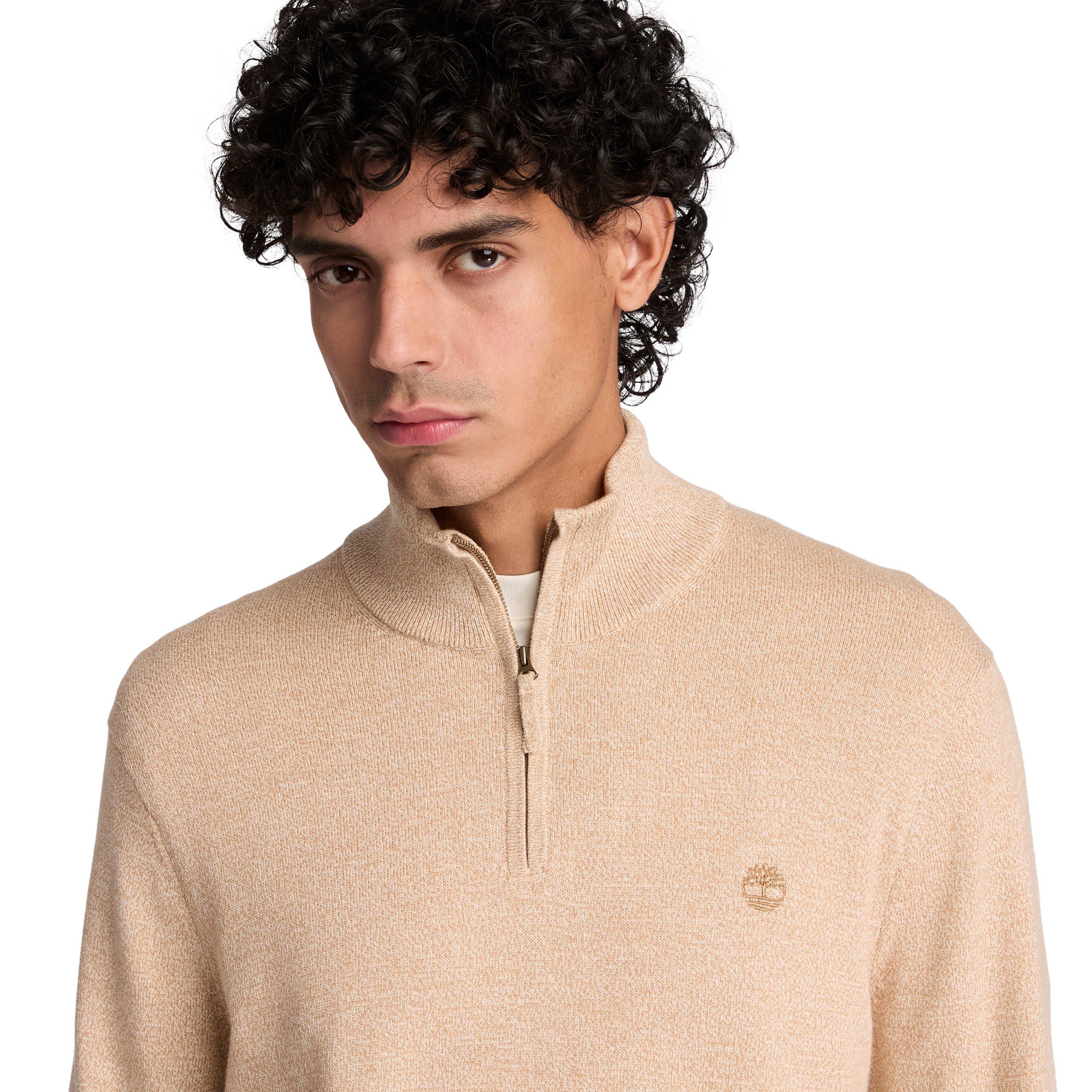 Oatmeal - Timberland - Williams 1/4 Zip Mens - 5
