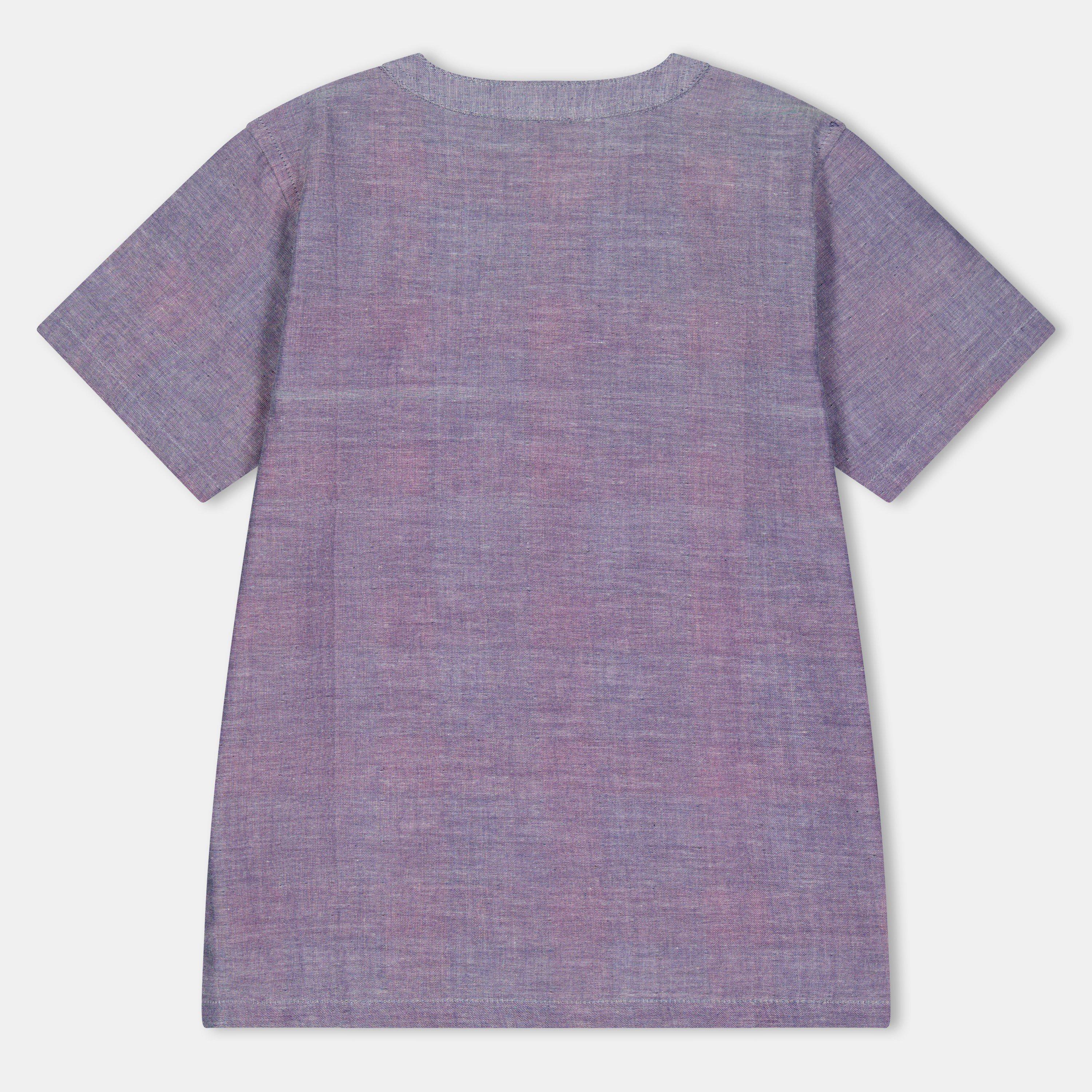 Plava - Lilly and Sid - Reversible Short-Sleeve Shirt, Patterned - 2