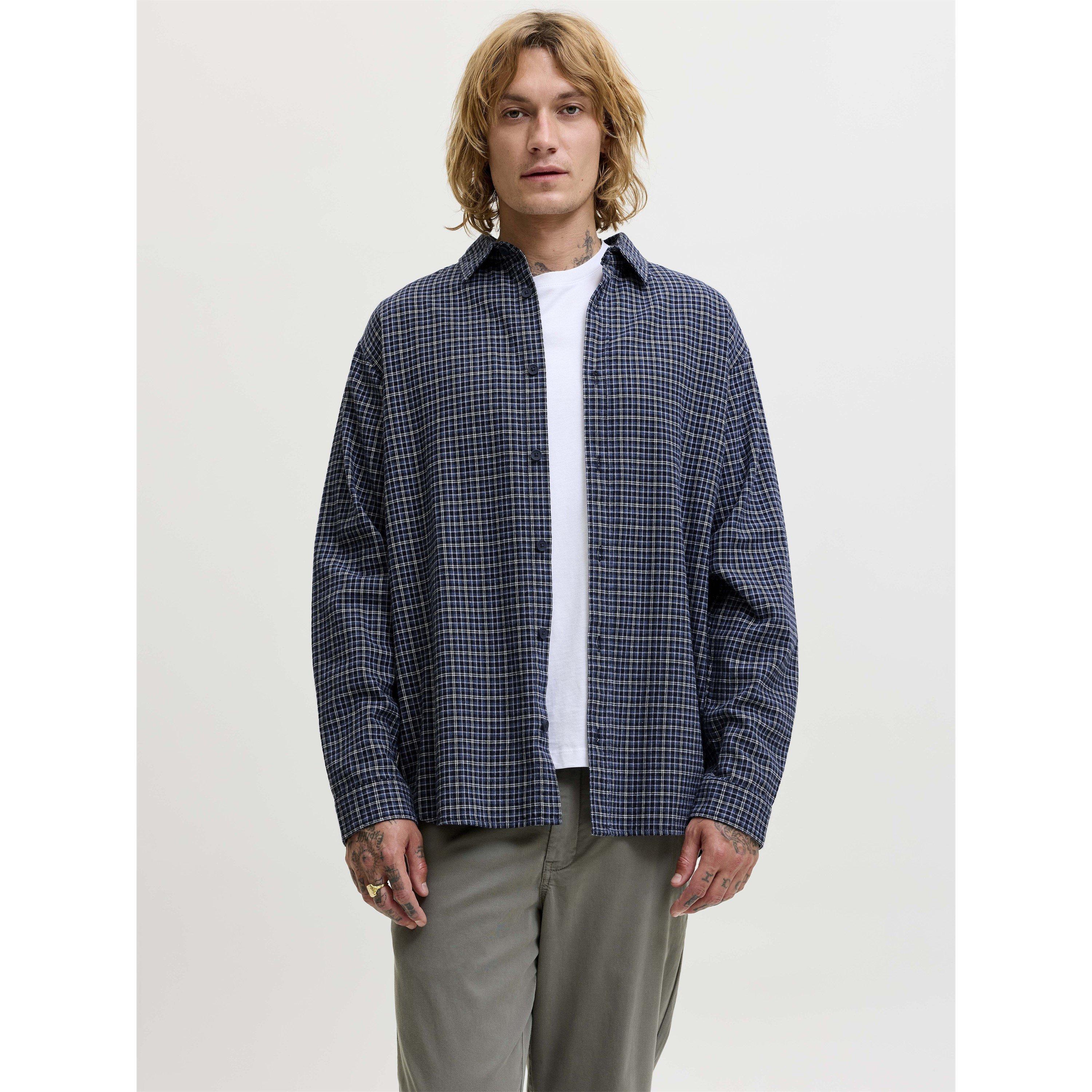 Navy Blazer - Jack and Jones - Jack Carter Check Sh Sn64 - 3