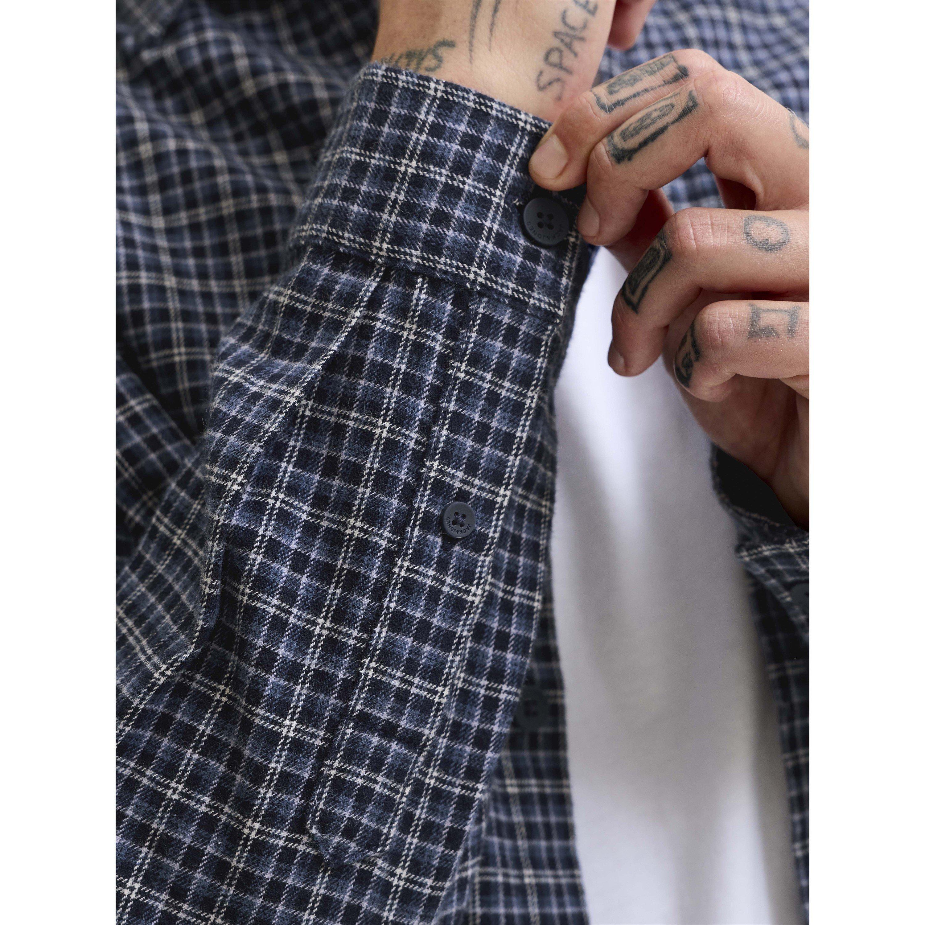 Navy Blazer - Jack and Jones - Jack Carter Check Sh Sn64 - 4