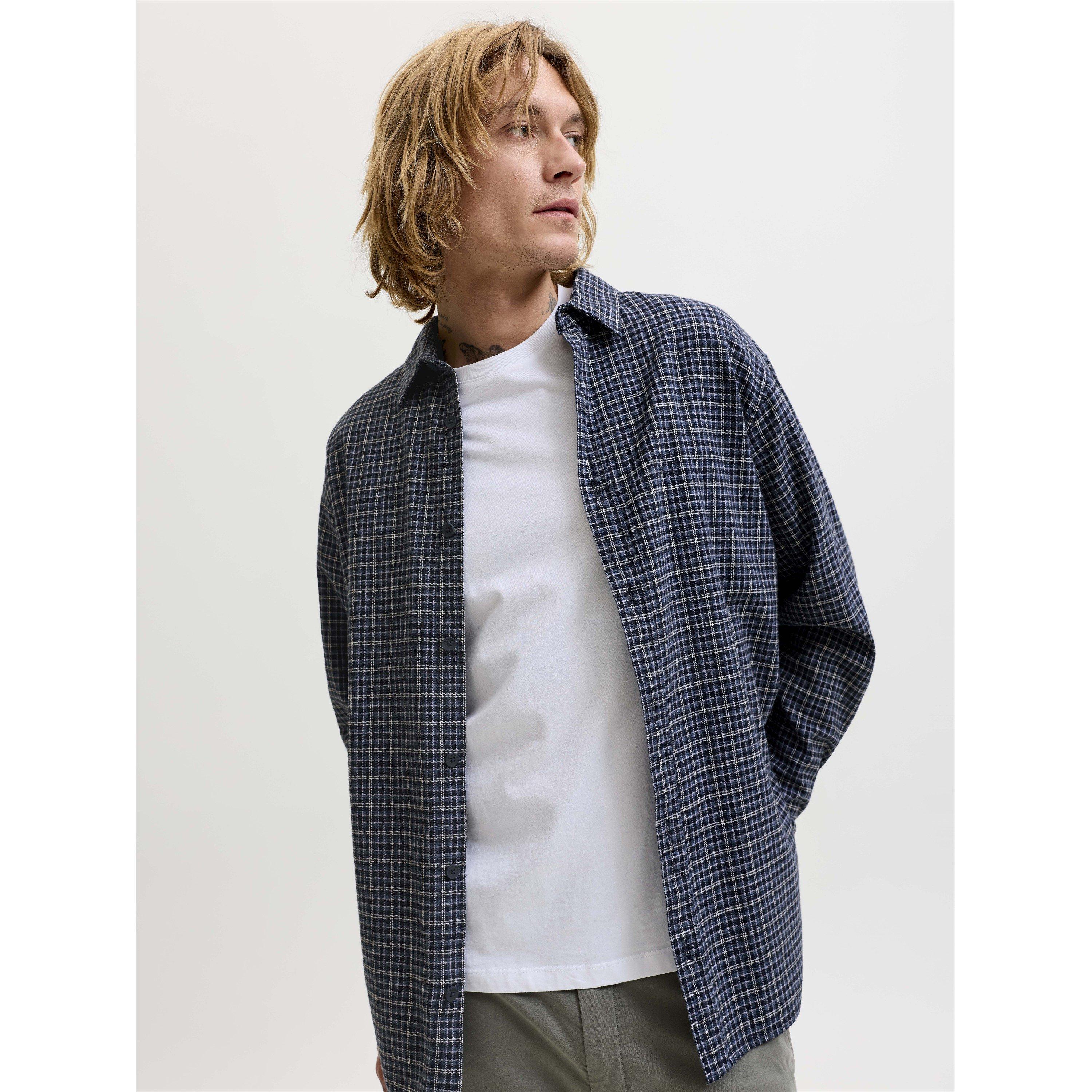 Navy Blazer - Jack and Jones - Jack Carter Check Sh Sn64 - 8