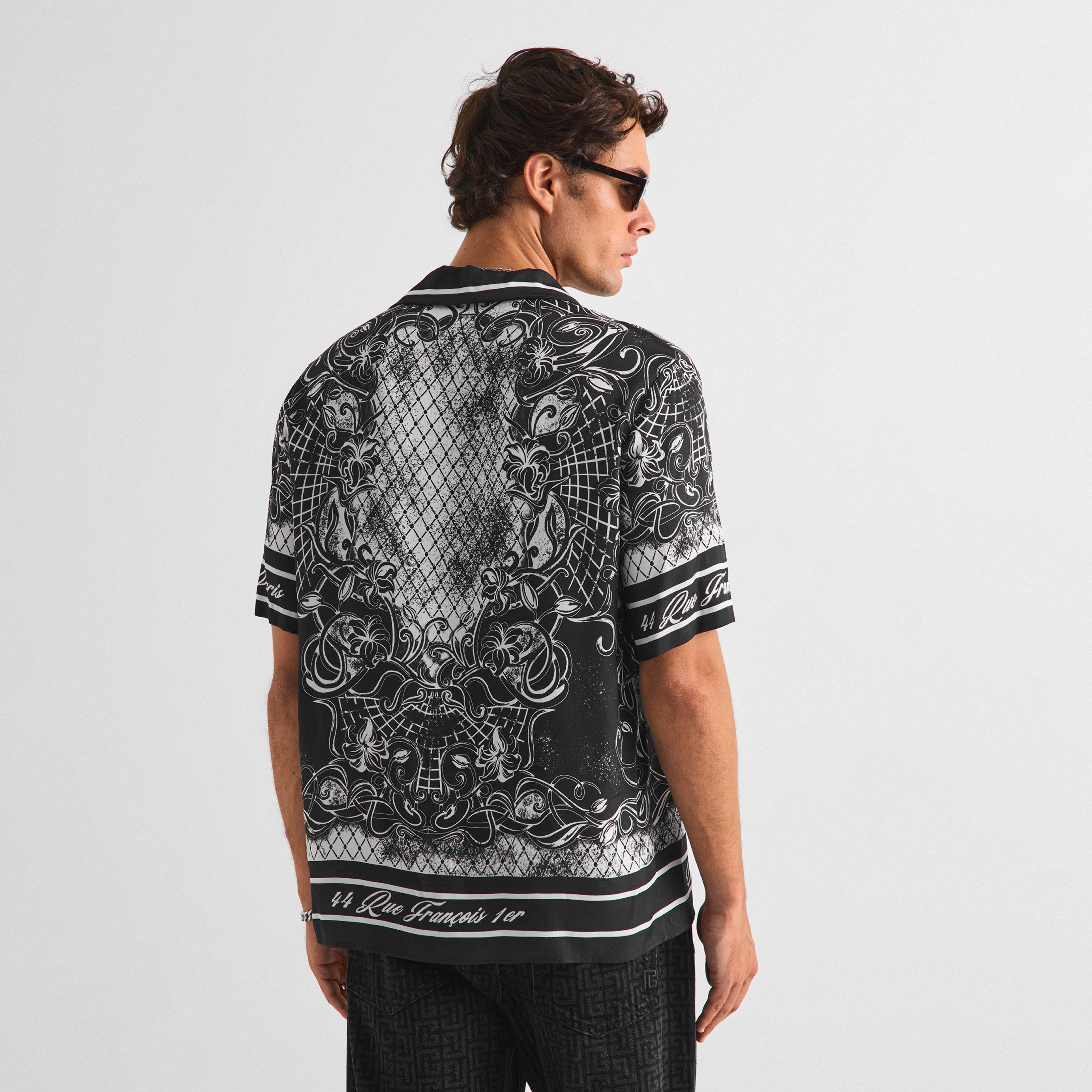 Grey/White - Balmain - Balmain Prnt SS Sn63 - 4