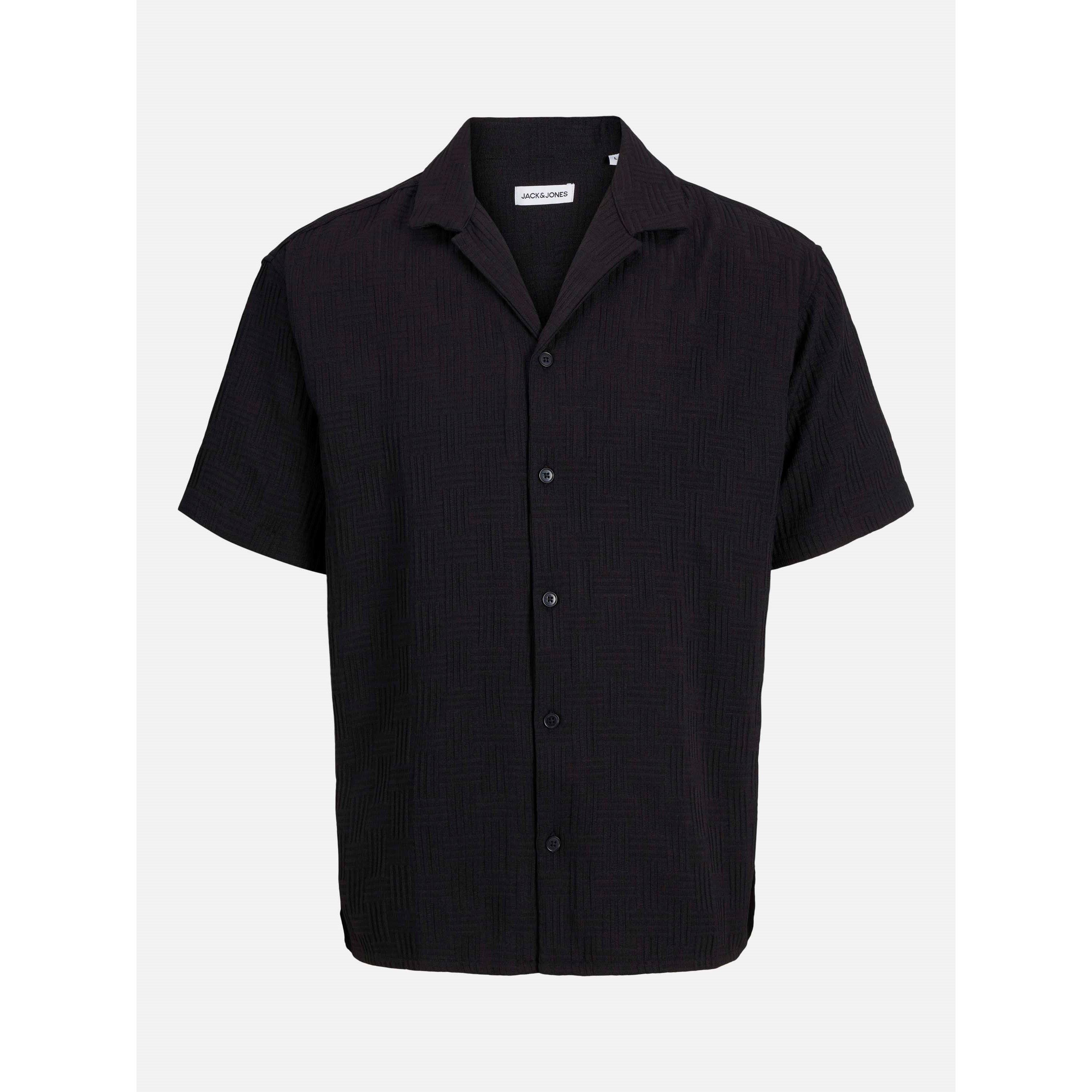 Noir - Jack and Jones - Jack Resort Shirt Ss Sn99 - 1