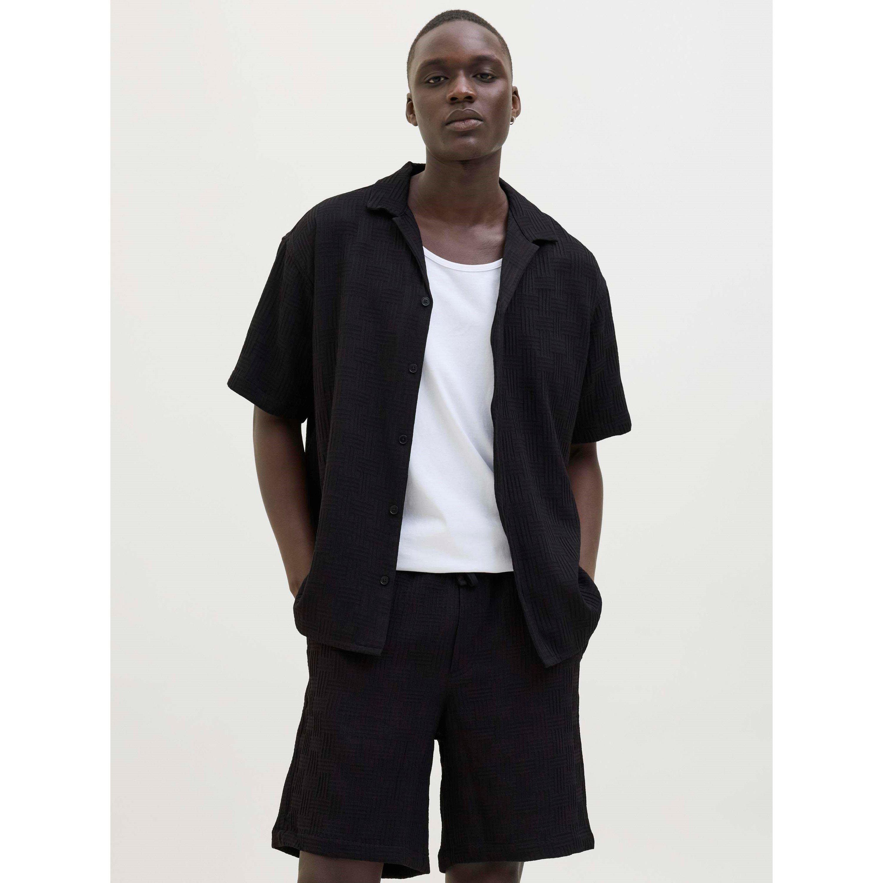 Noir - Jack and Jones - Jack Resort Shirt Ss Sn99 - 2