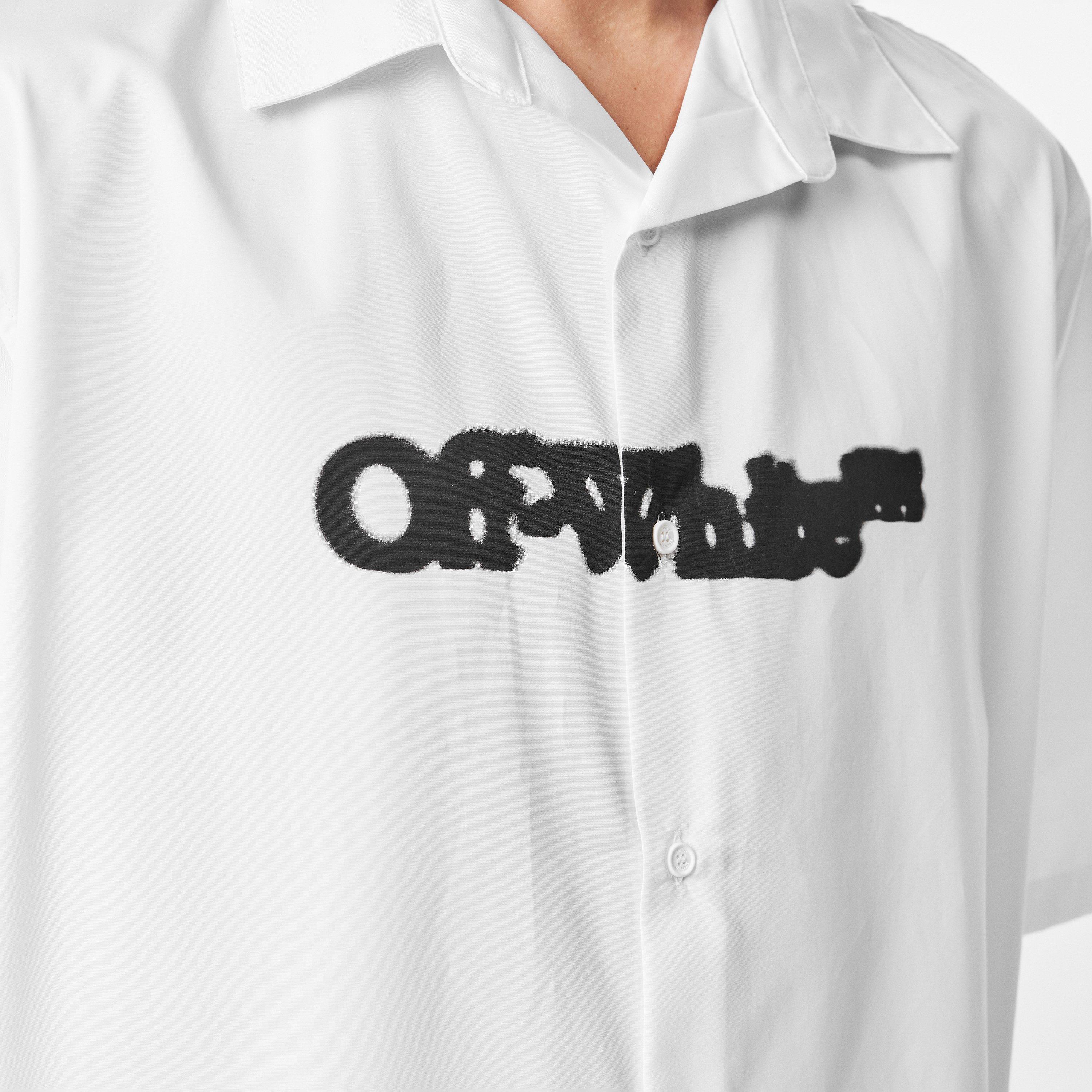 White - Off White - Men's Spray Short-Sleeve Shirt - 5