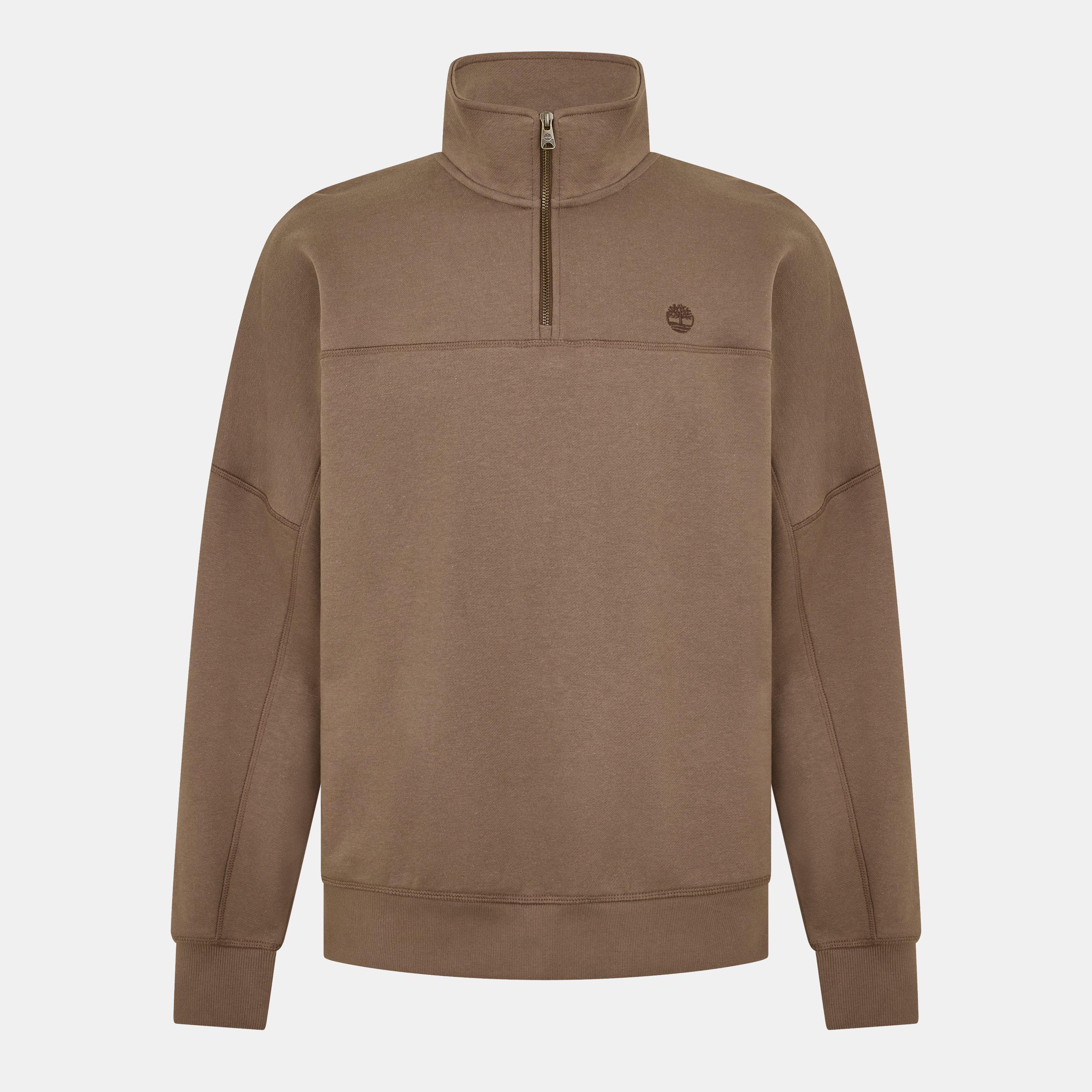 Choco Chip - Timberland - Men's Quarter Zip Fleece - 1