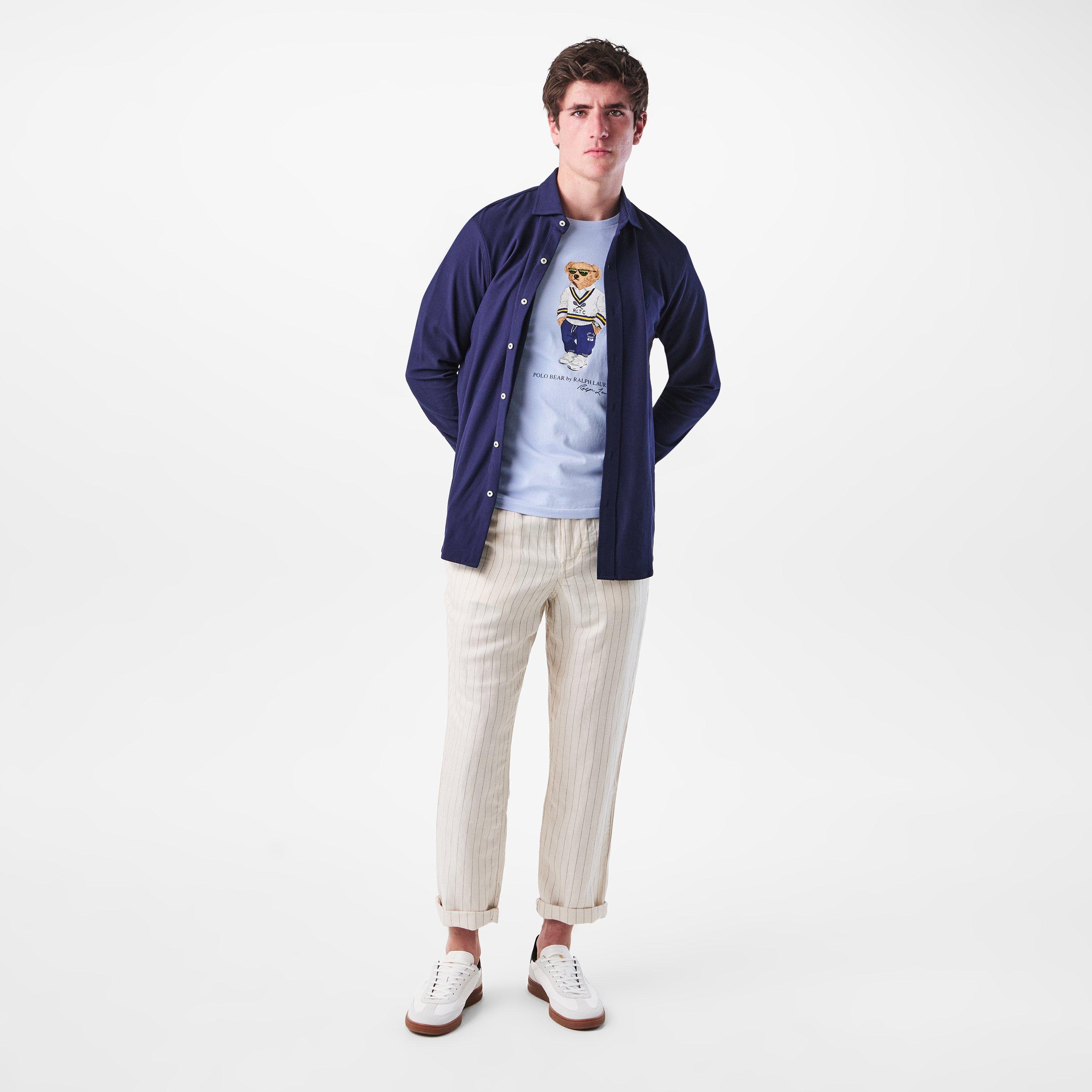 Cruise Navy - Polo Ralph Lauren - Men's Estate Long-Sleeve Plain Shirt - 6