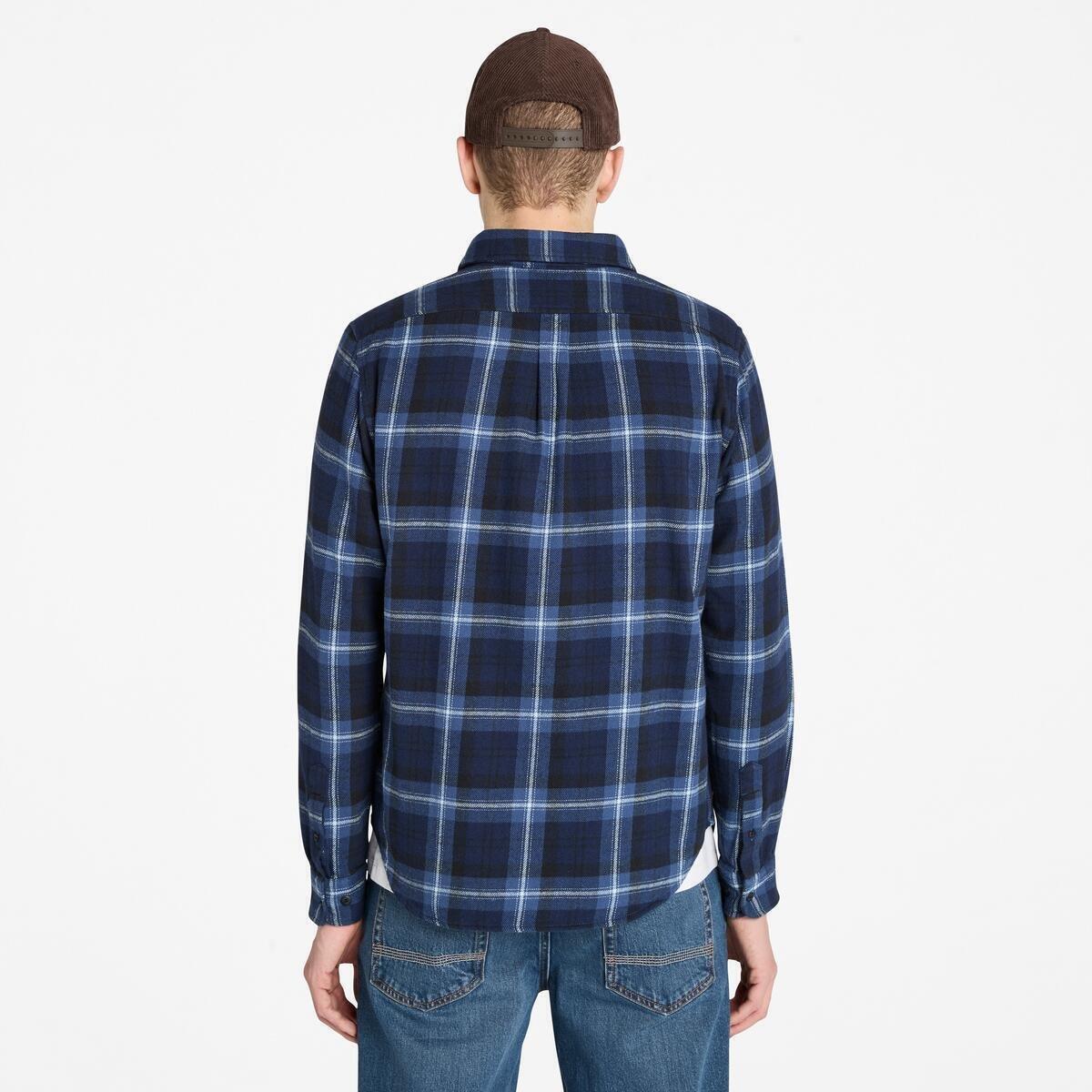 Peacoat - Timberland - Men's Long-Sleeve Check Patterned Shirt - 5