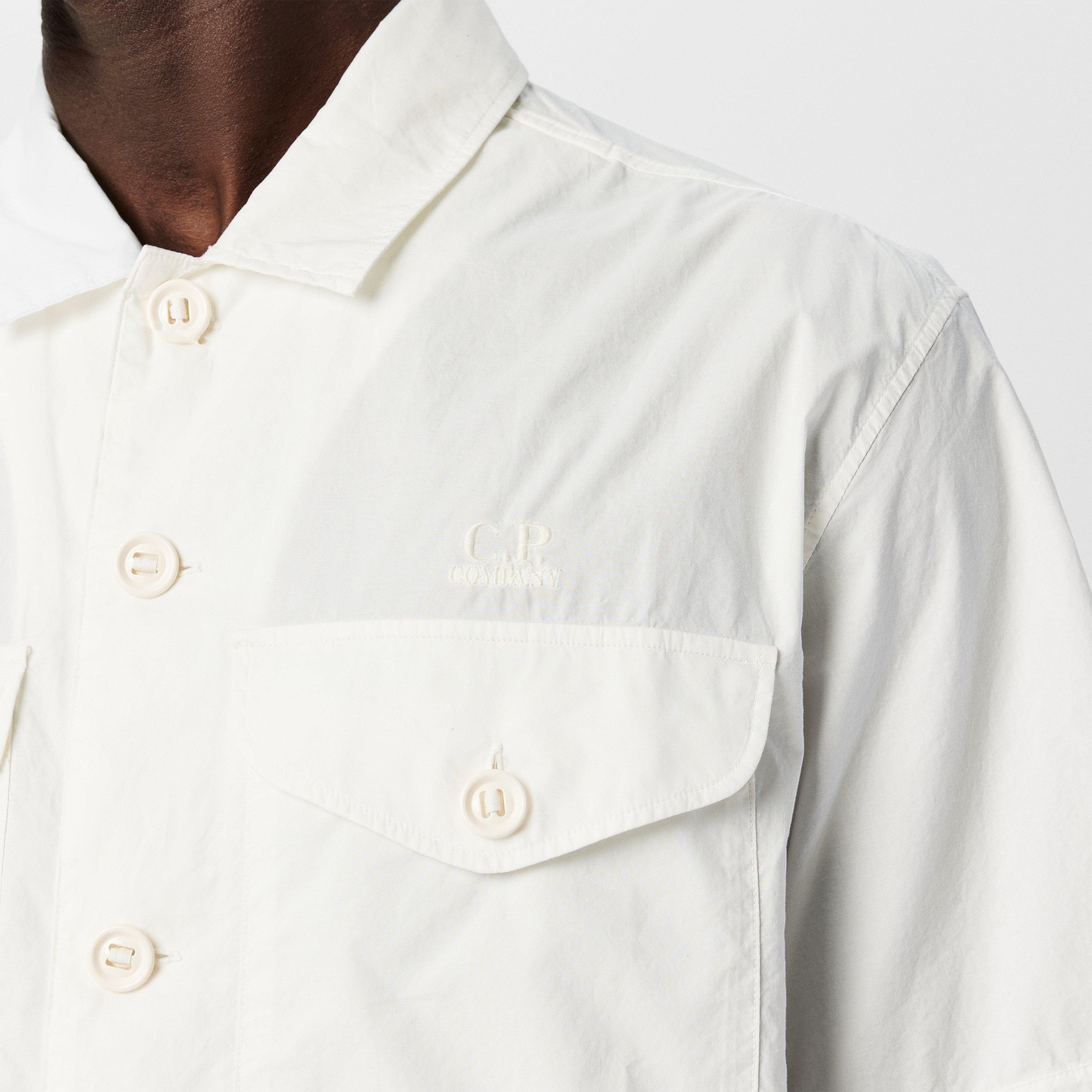 Gauze White 103 - CP Company - Cp Company Shirts - Short Sleeve - 5