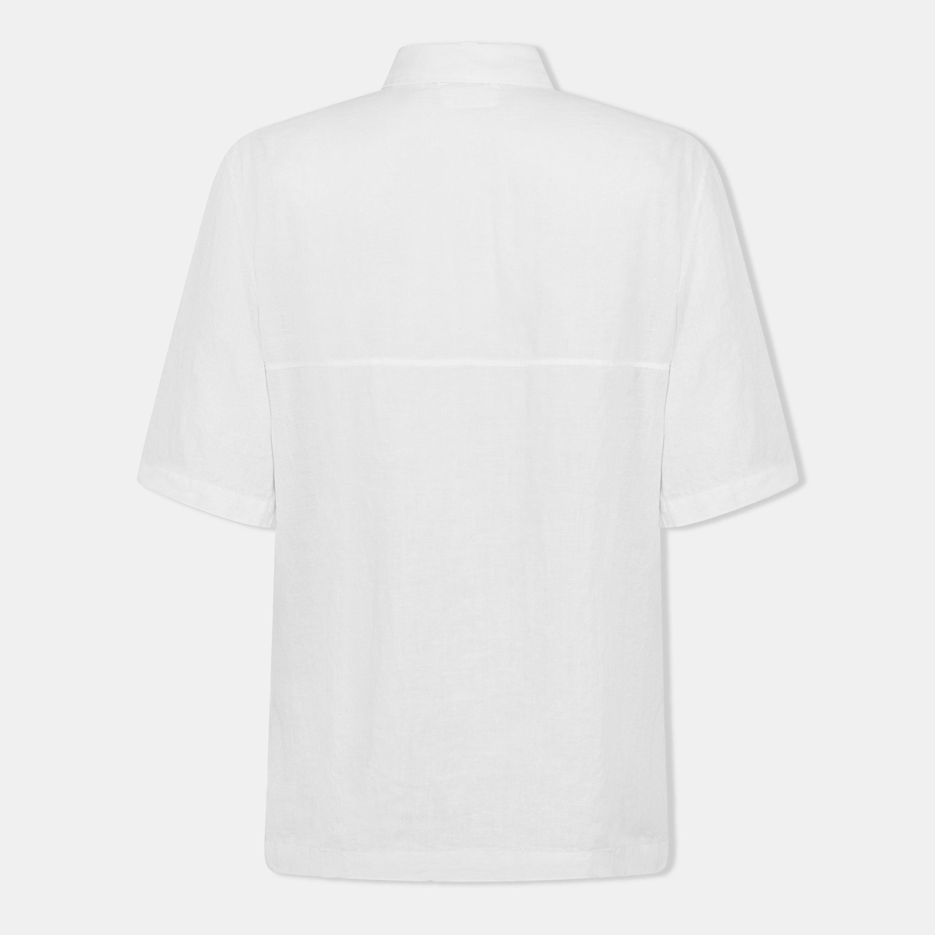 Gauze White 103 - CP Company - Boxy Short Sleeve Shirt - 2
