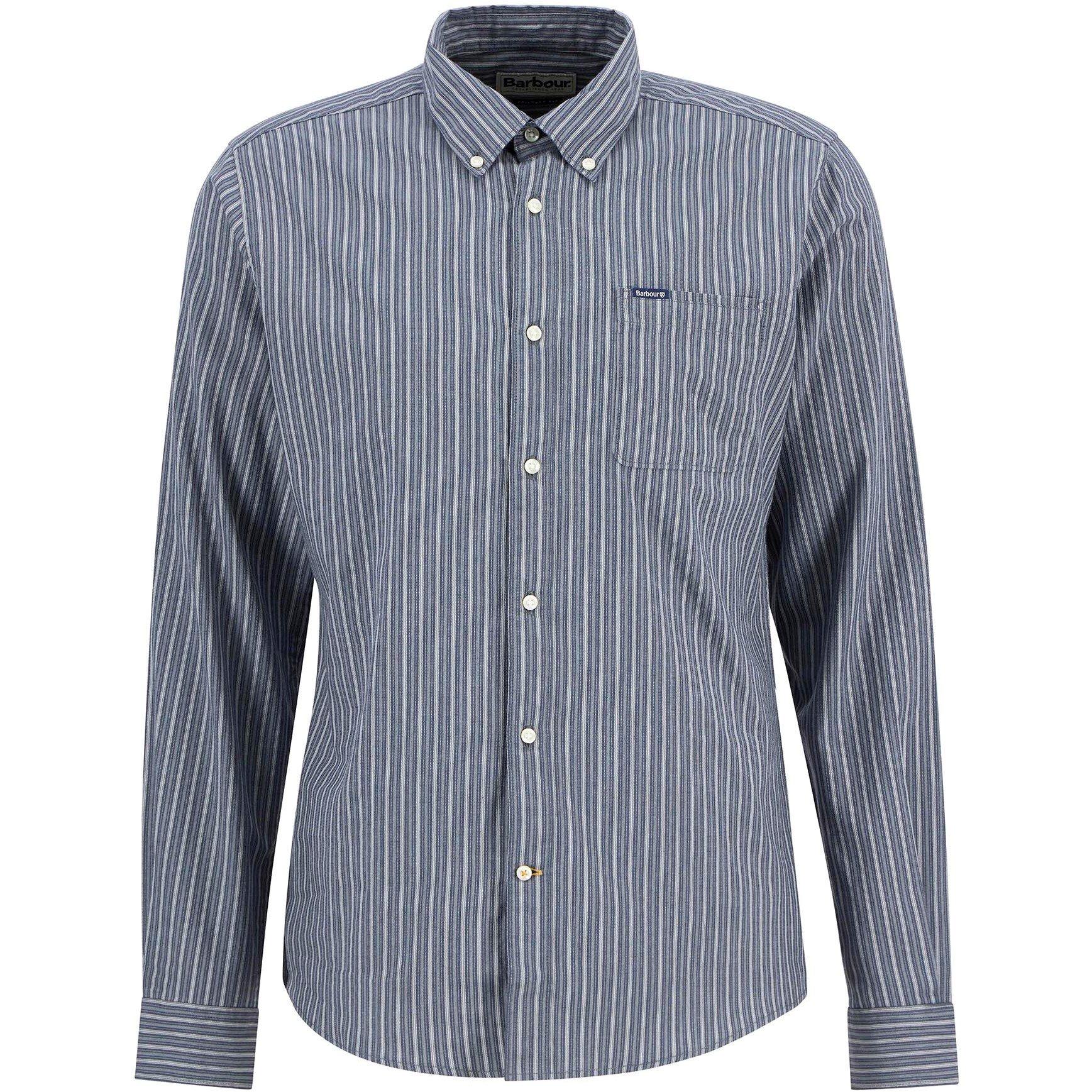 Barbour Men's Longfield Shirt - Navy Ny91 - 2XL