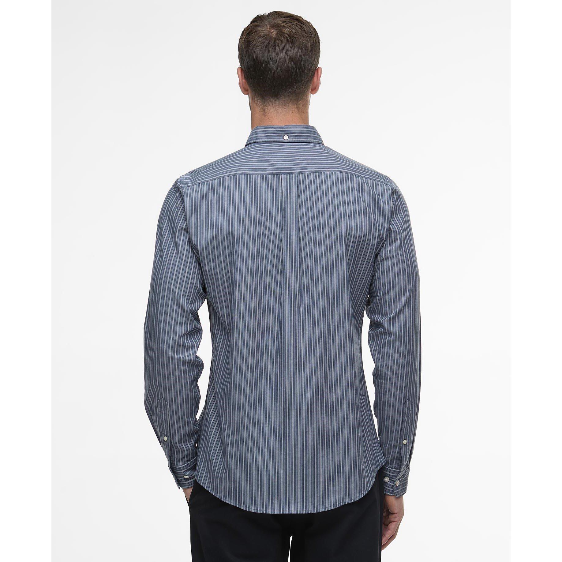 Navy NY91 - Barbour - Mens Longfield Shirt - 2