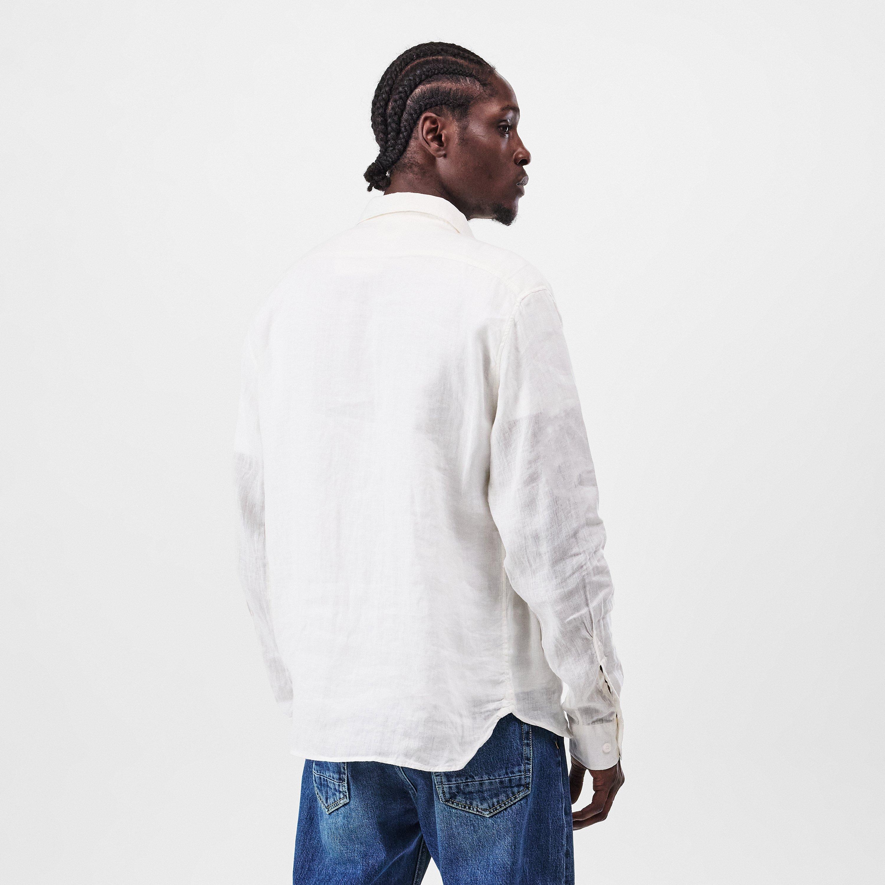 Gauze White 103 - CP Company - Cp Company Shirts - Long Sleeve - 4