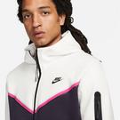 Prp/Rse/Noir - Nike - Full Zip Tech Fleece Hoodie Oxford Mens - 3