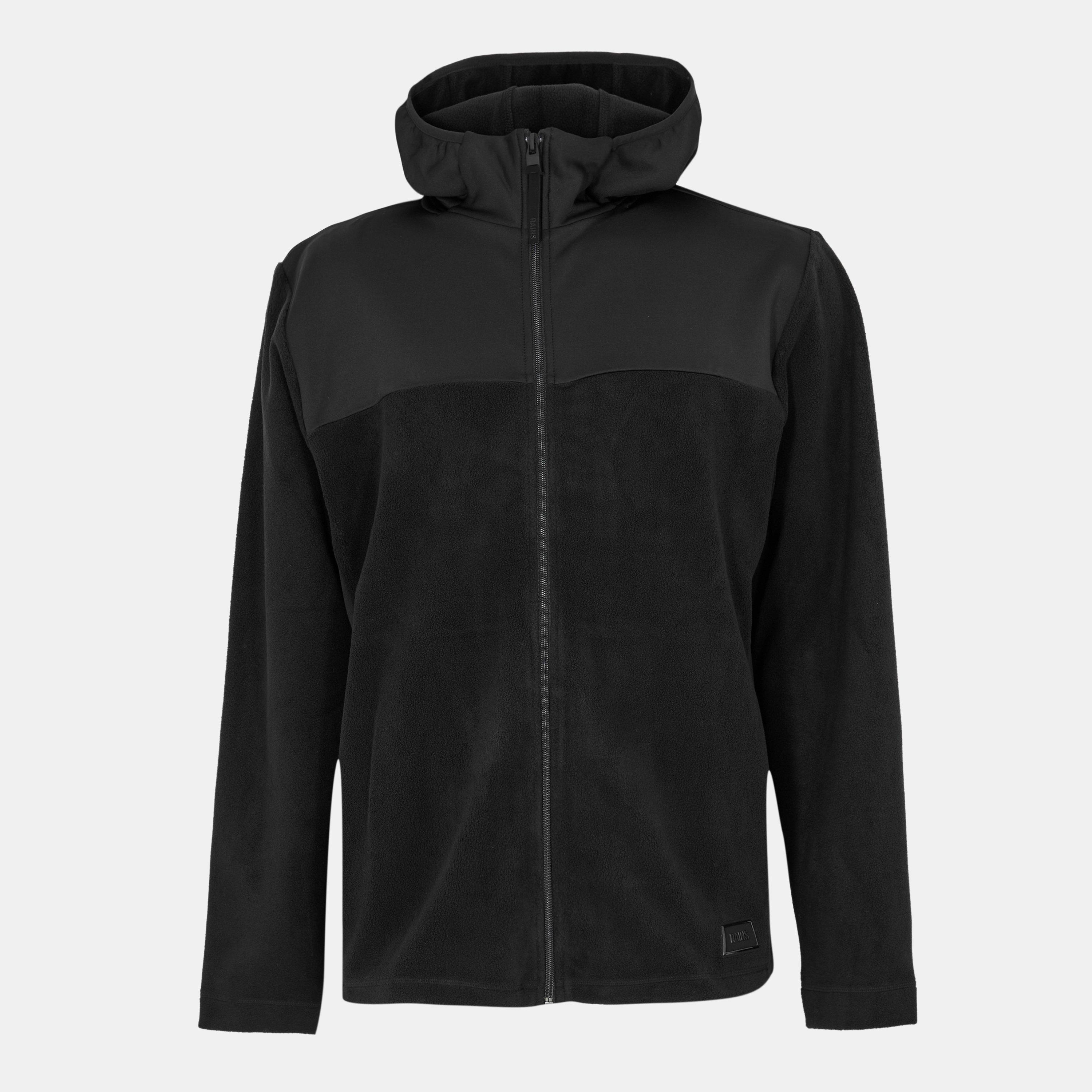 Black 01 - Rains - Men's Sintra Full-Zip Fleece - 1