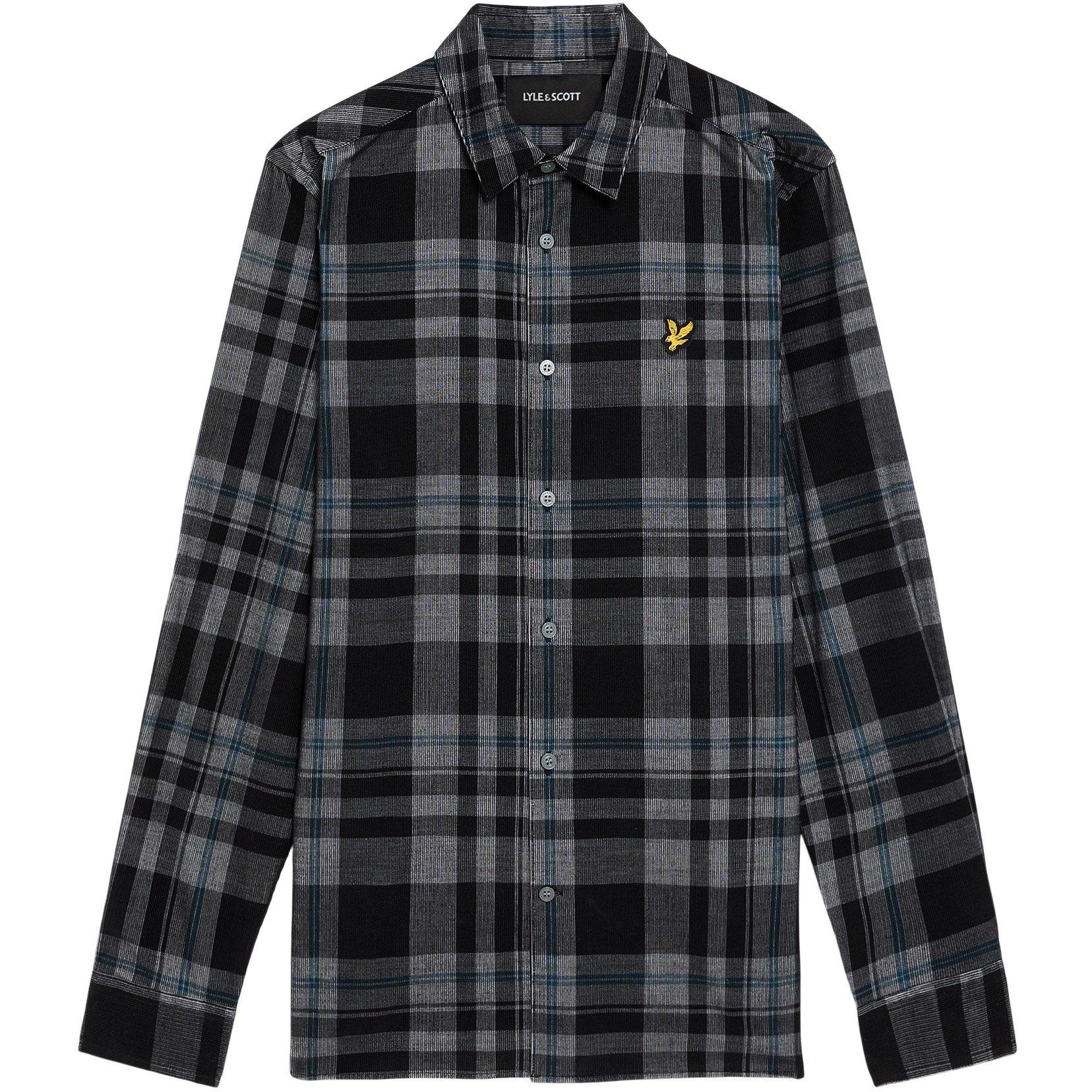 Jet Black/White - Lyle and Scott - Cord Short Sn99 - 2