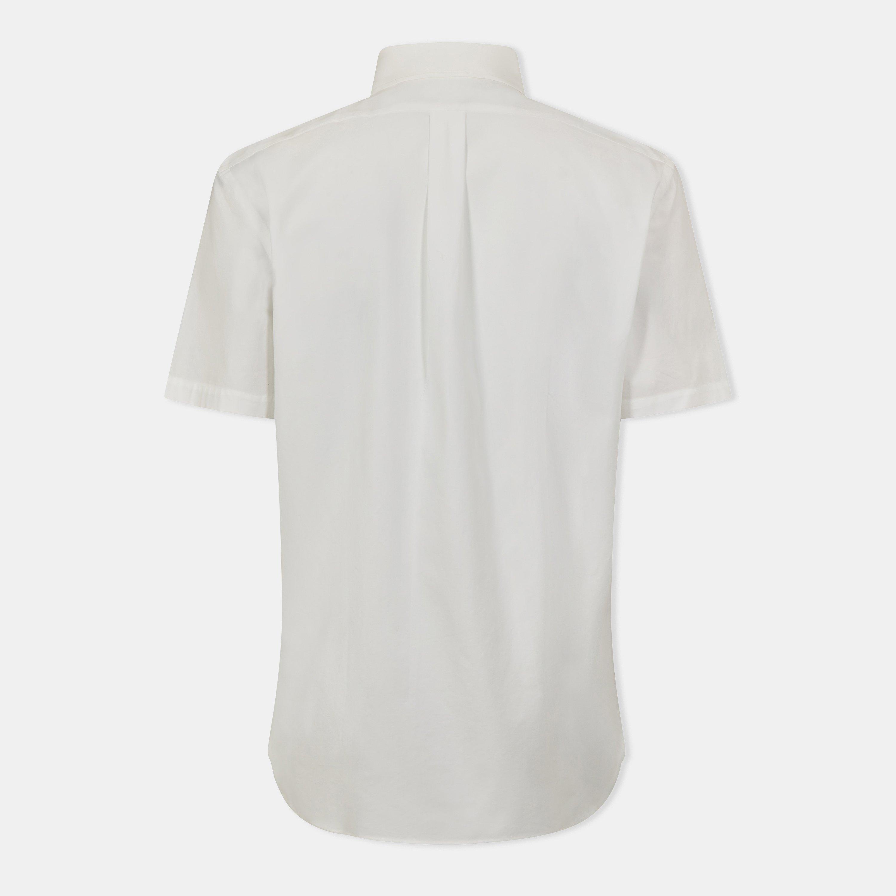 White - Polo Ralph Lauren - Poplin Short Sleeve Shirt - 2