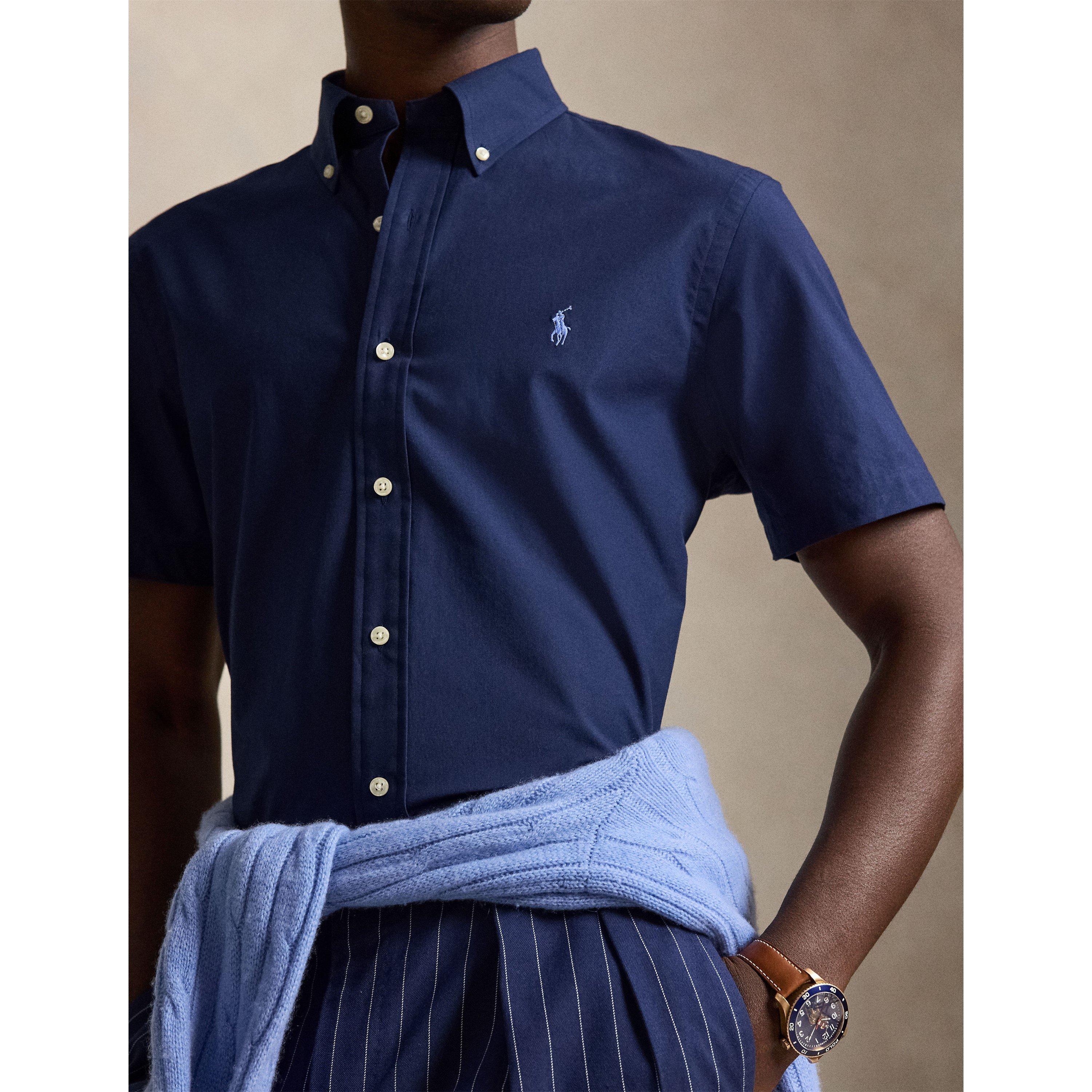 Newport Navy - Polo Ralph Lauren - Poplin Short Sleeve Shirt - 4