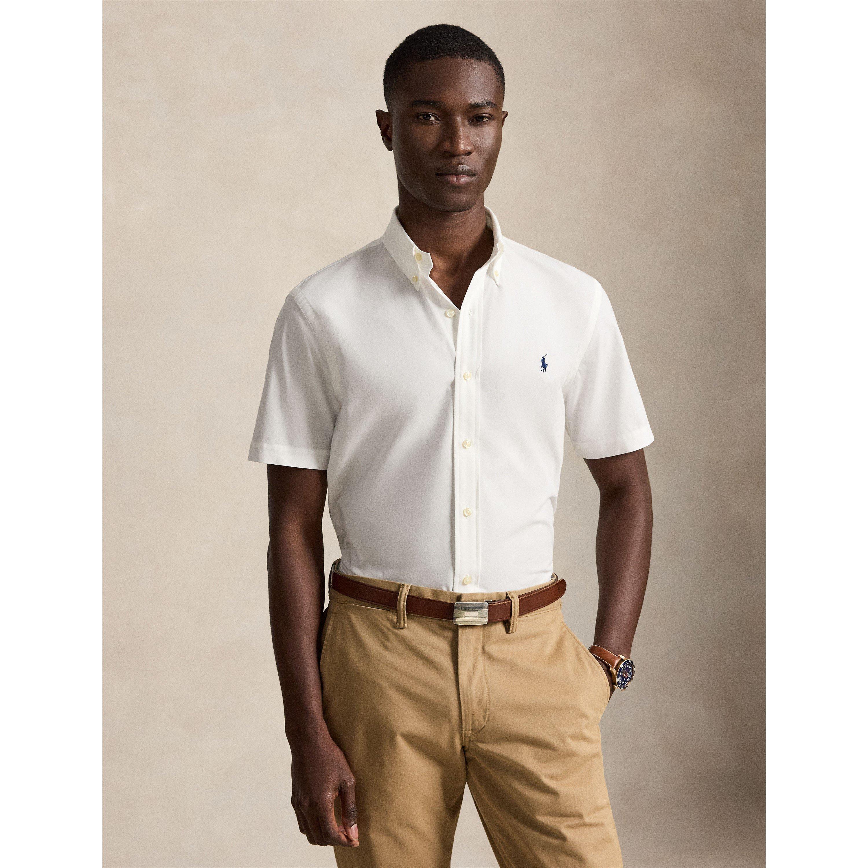 White - Polo Ralph Lauren - Poplin Short Sleeve Shirt - 2