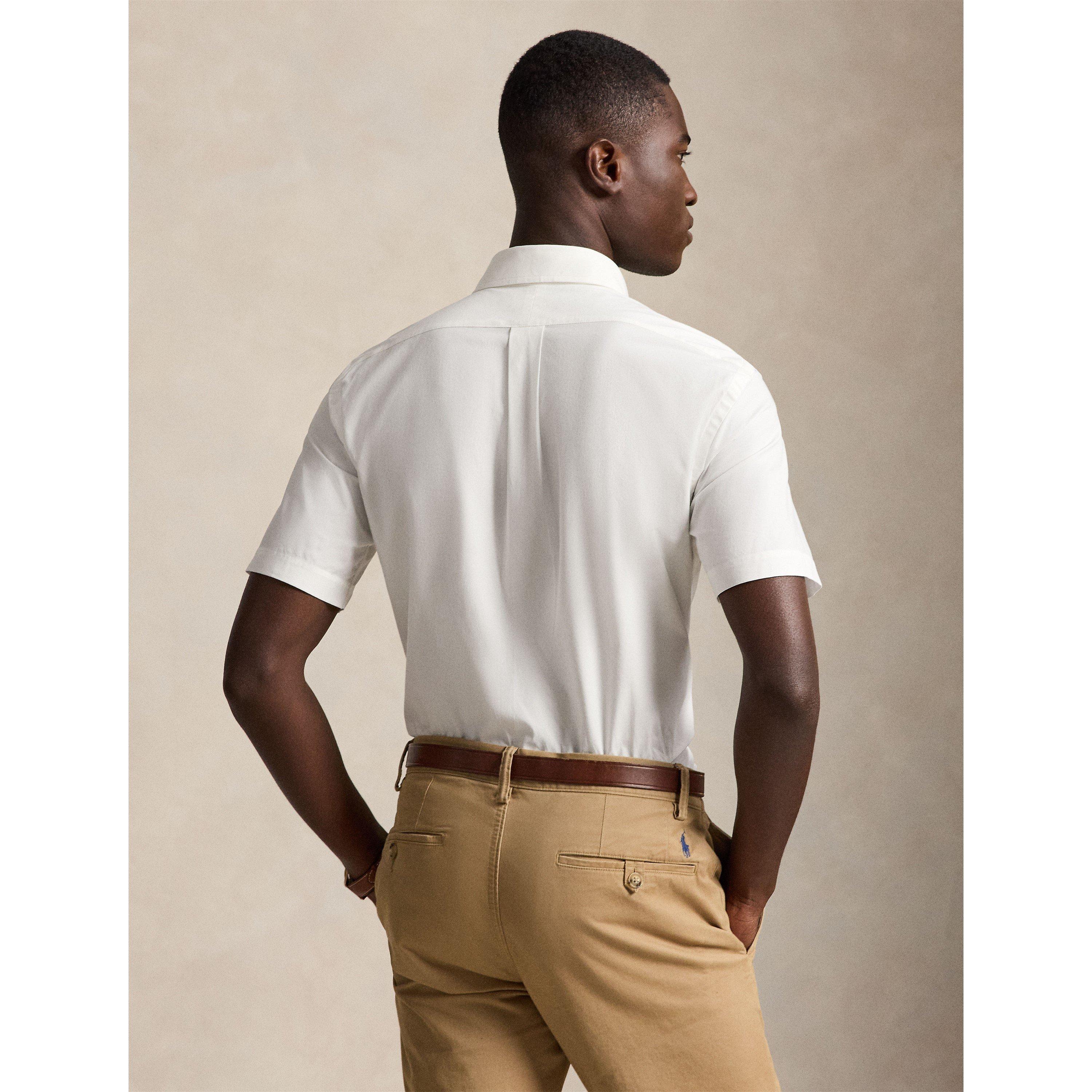 White - Polo Ralph Lauren - Poplin Short Sleeve Shirt - 3