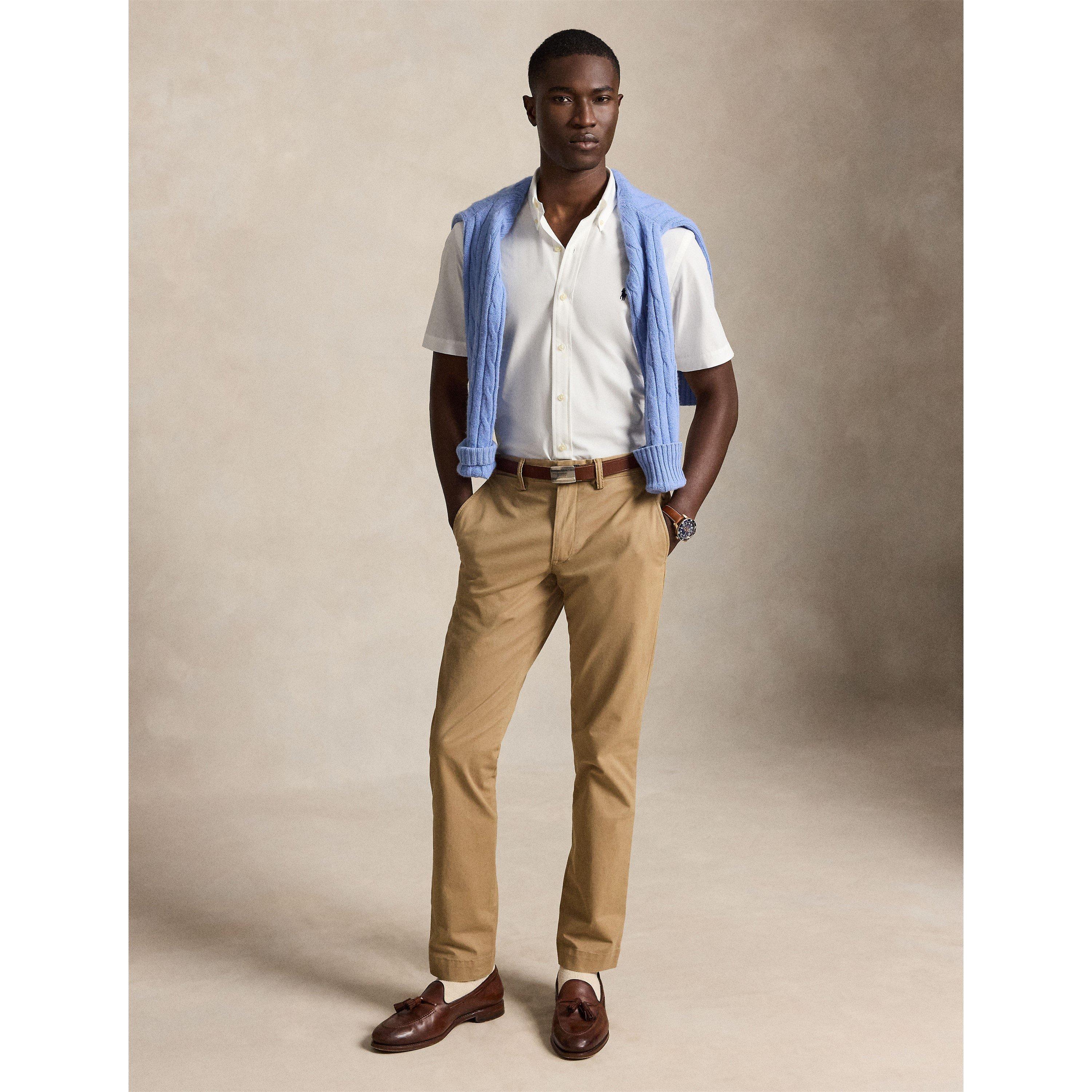 White - Polo Ralph Lauren - Poplin Short Sleeve Shirt - 5
