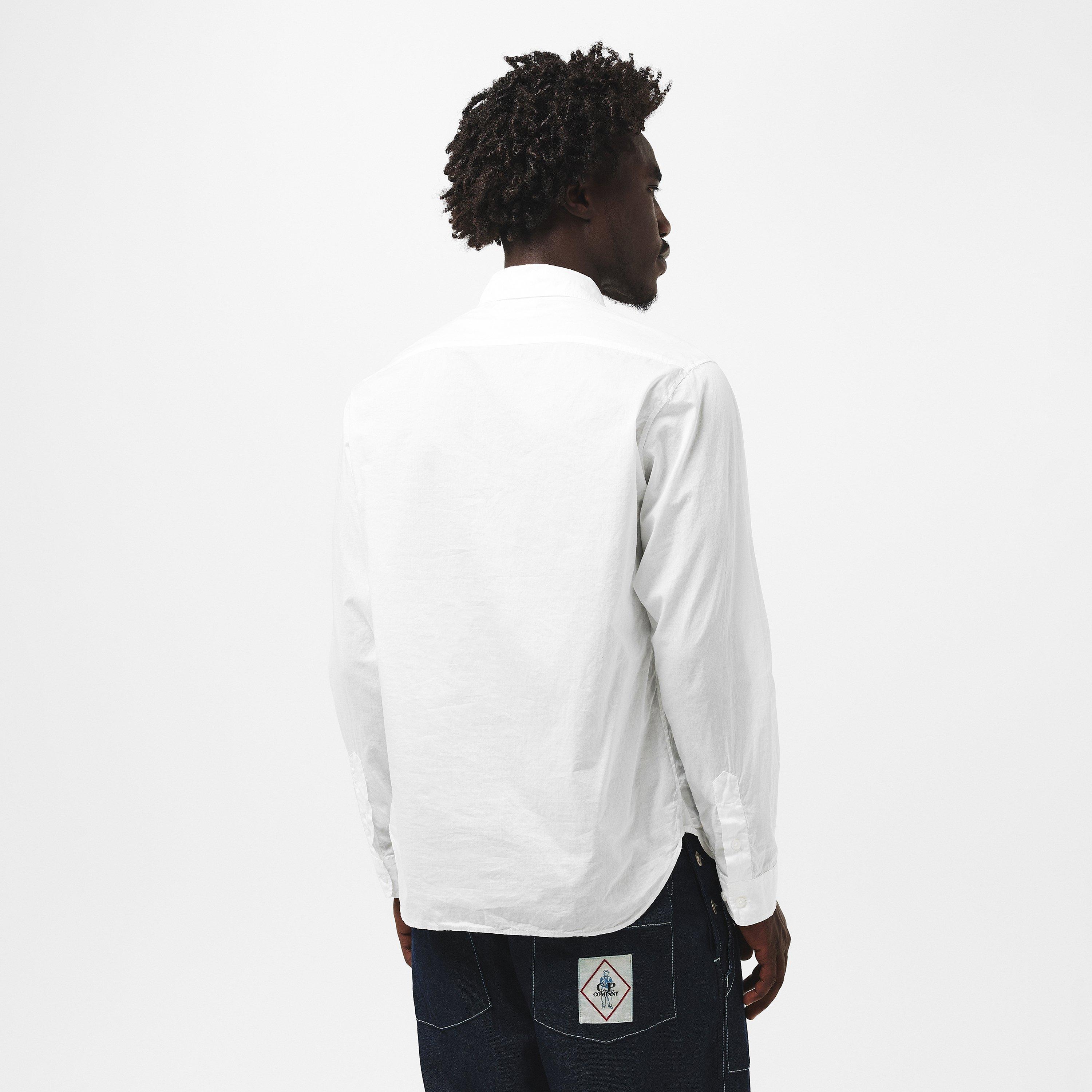 Gauze White 103 - CP Company - Long Sleeve Shirt - 4