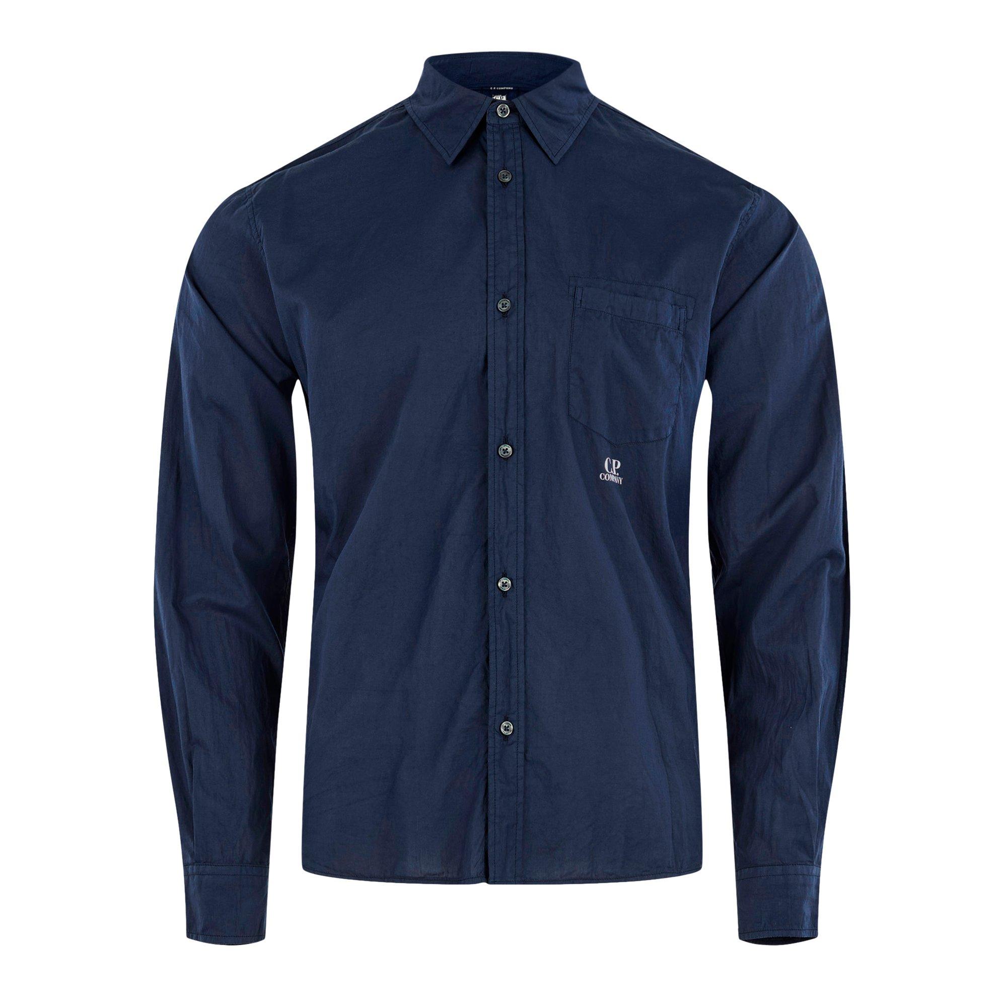 CP Company Long Sleeve Shirt - Total Eclip 888 - Size S (46)