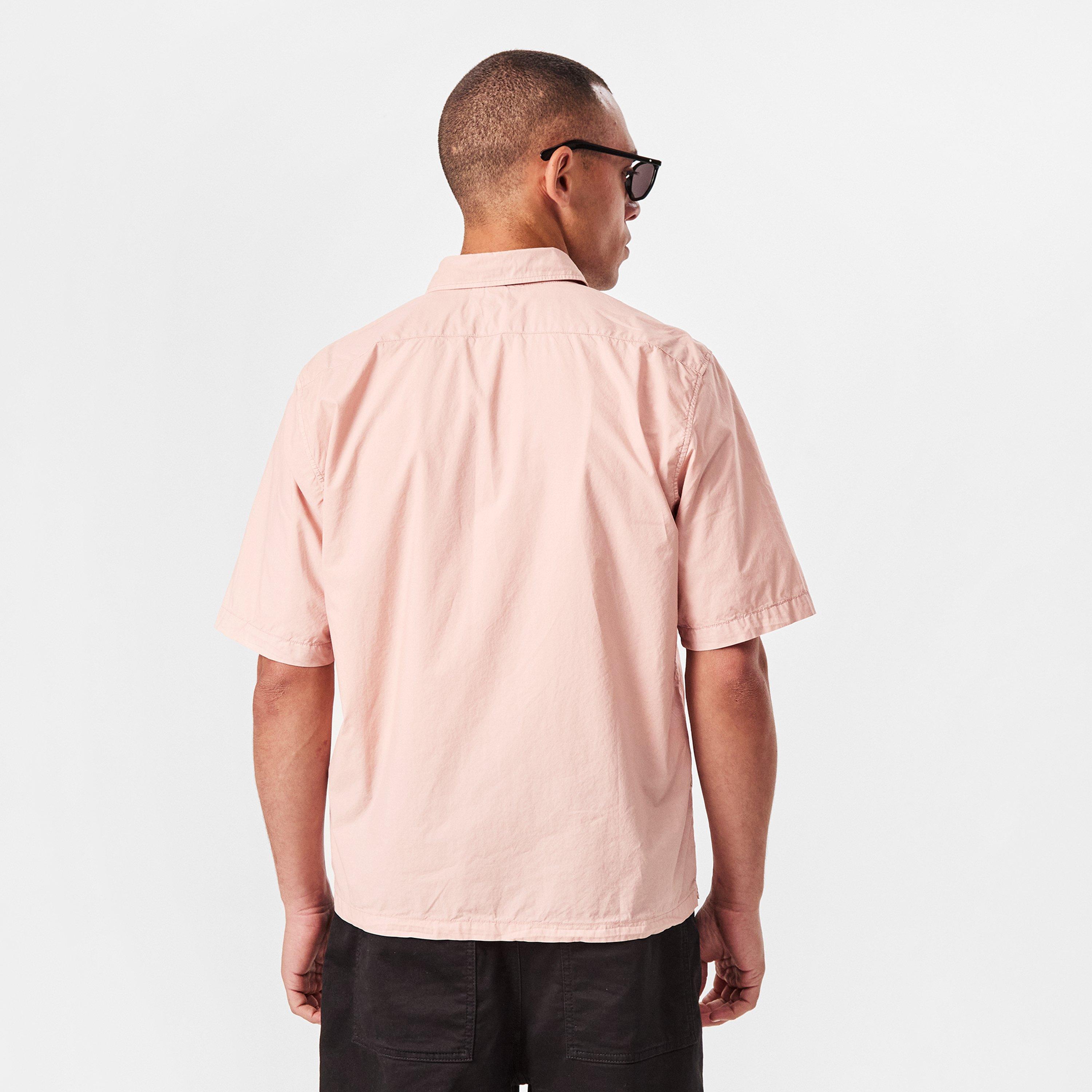 Misty Rose 520 - CP Company - Short Sleeve Embroidered Logo Shirt - 4