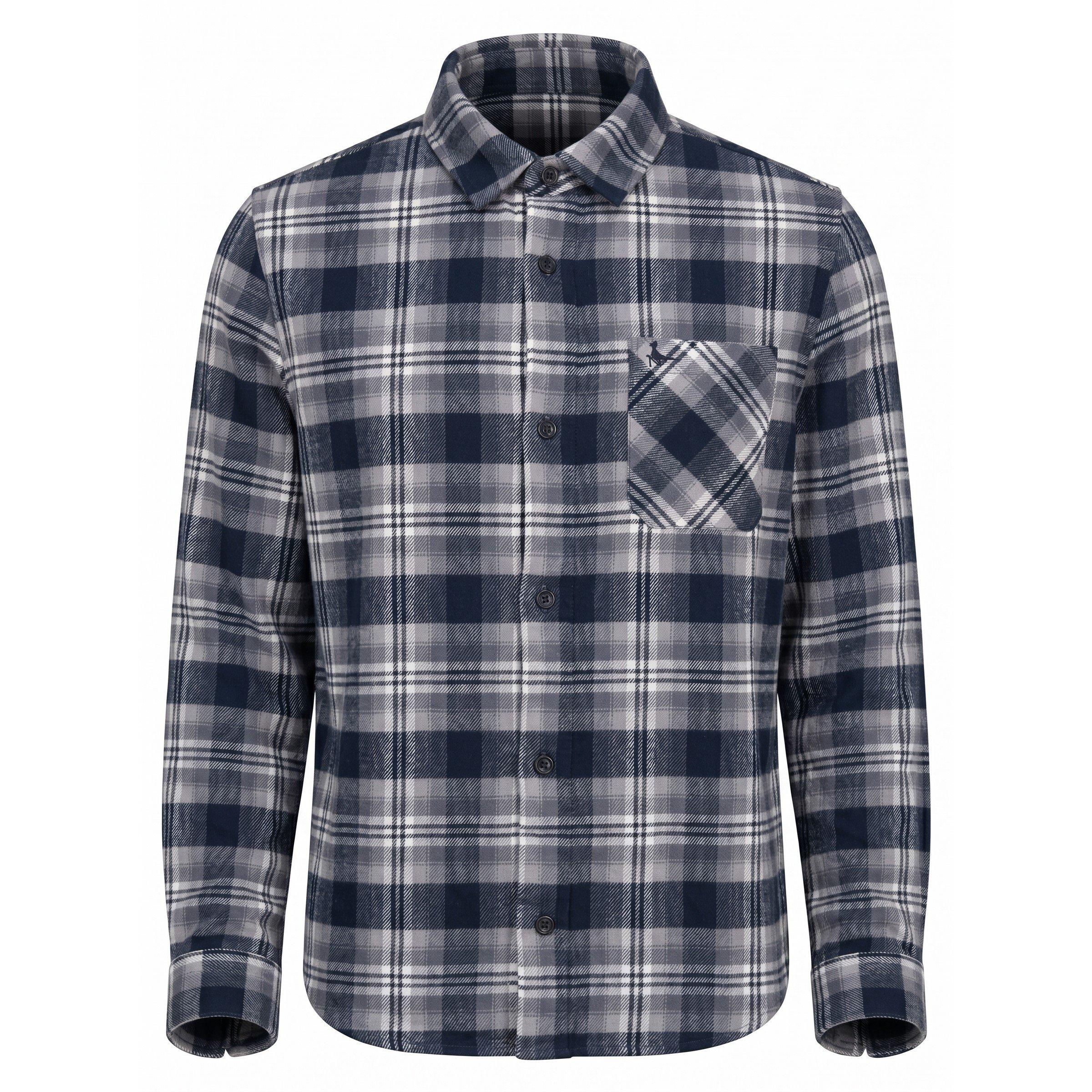 Navy Check - Jack Wills - Jack Wills Mens Brushed flannel coat - 1