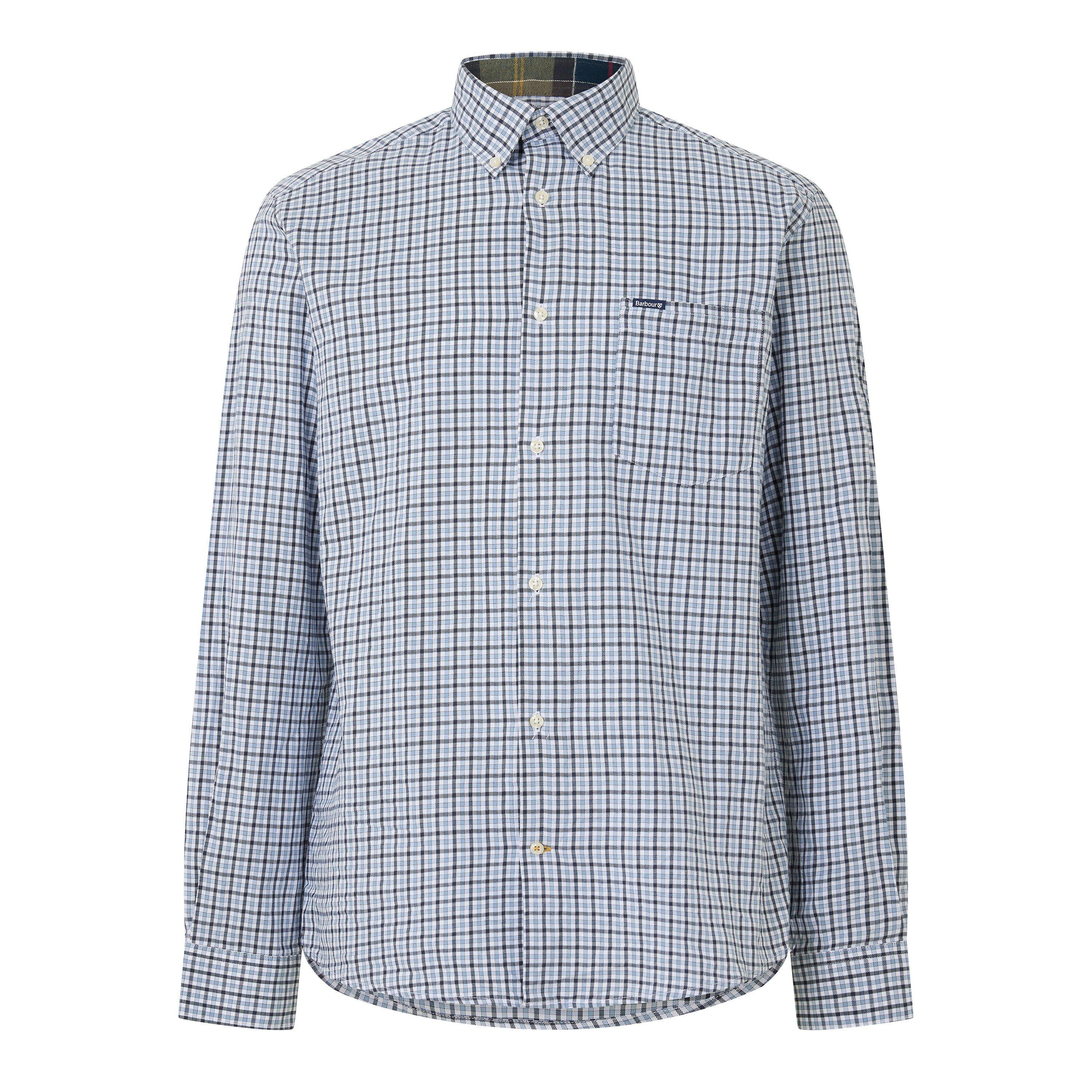 Barbour Padshaw Tailored Gingham Shirt, Blue, Size Xl, Men - Image 2