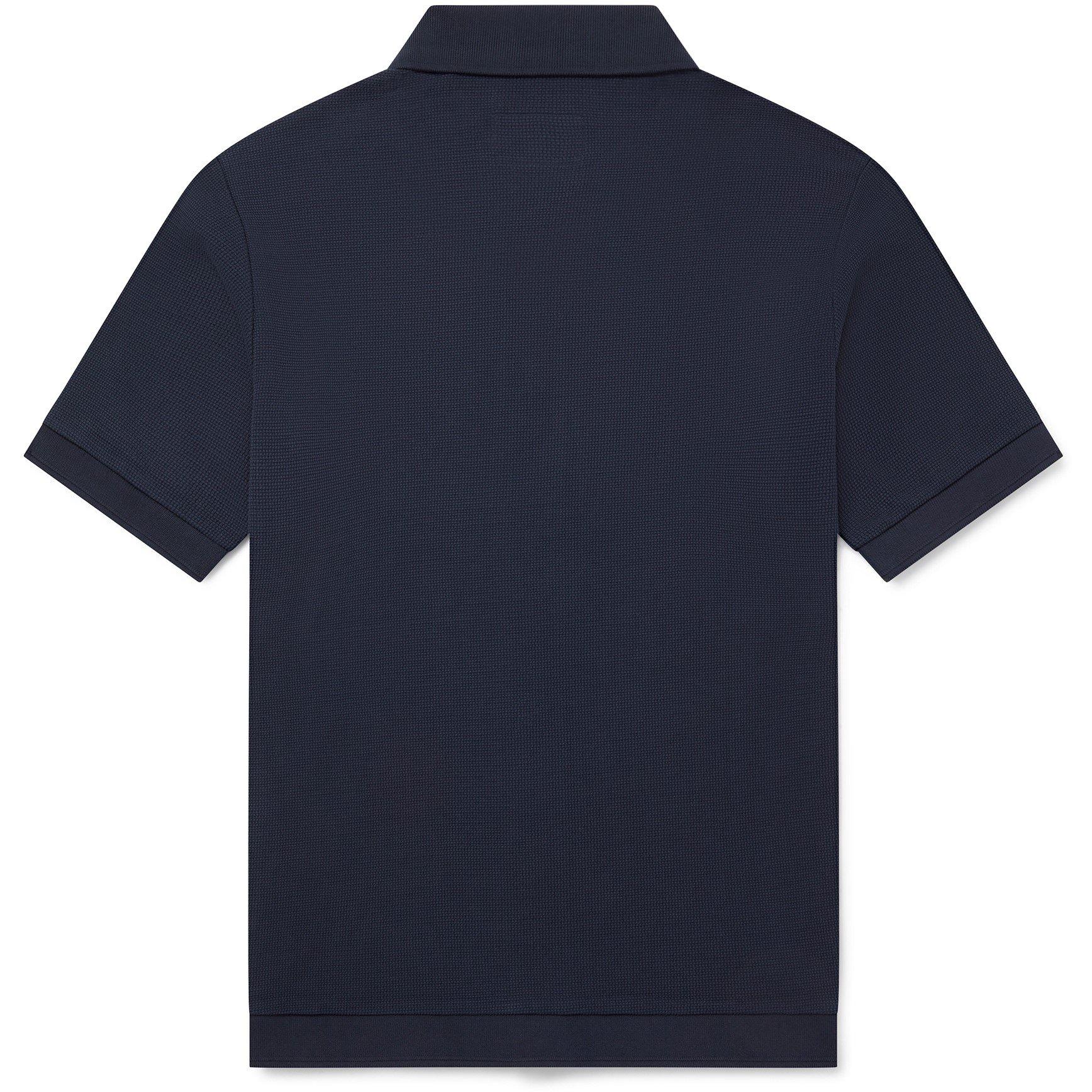 Dark Navy 002 - Albam - Men's Short-Sleeve Plain Shirt - 2