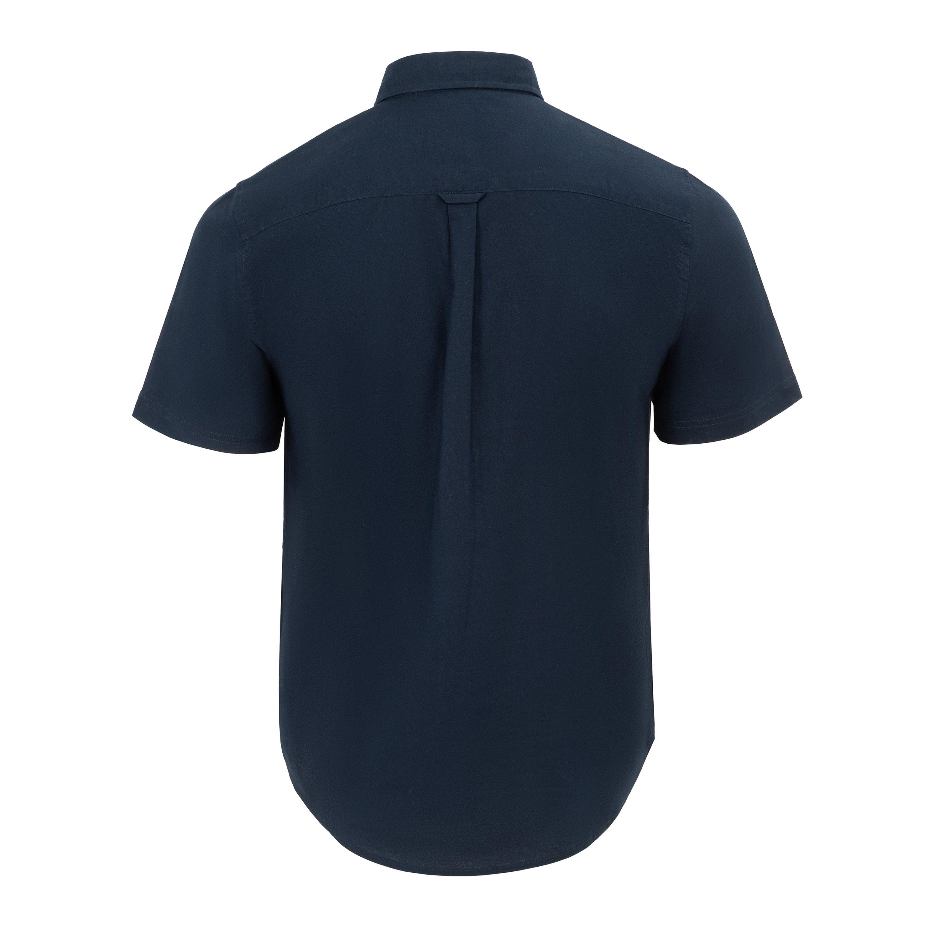 Navy - Firetrap - Short Sleeve Oxford Shirt Mens - 2